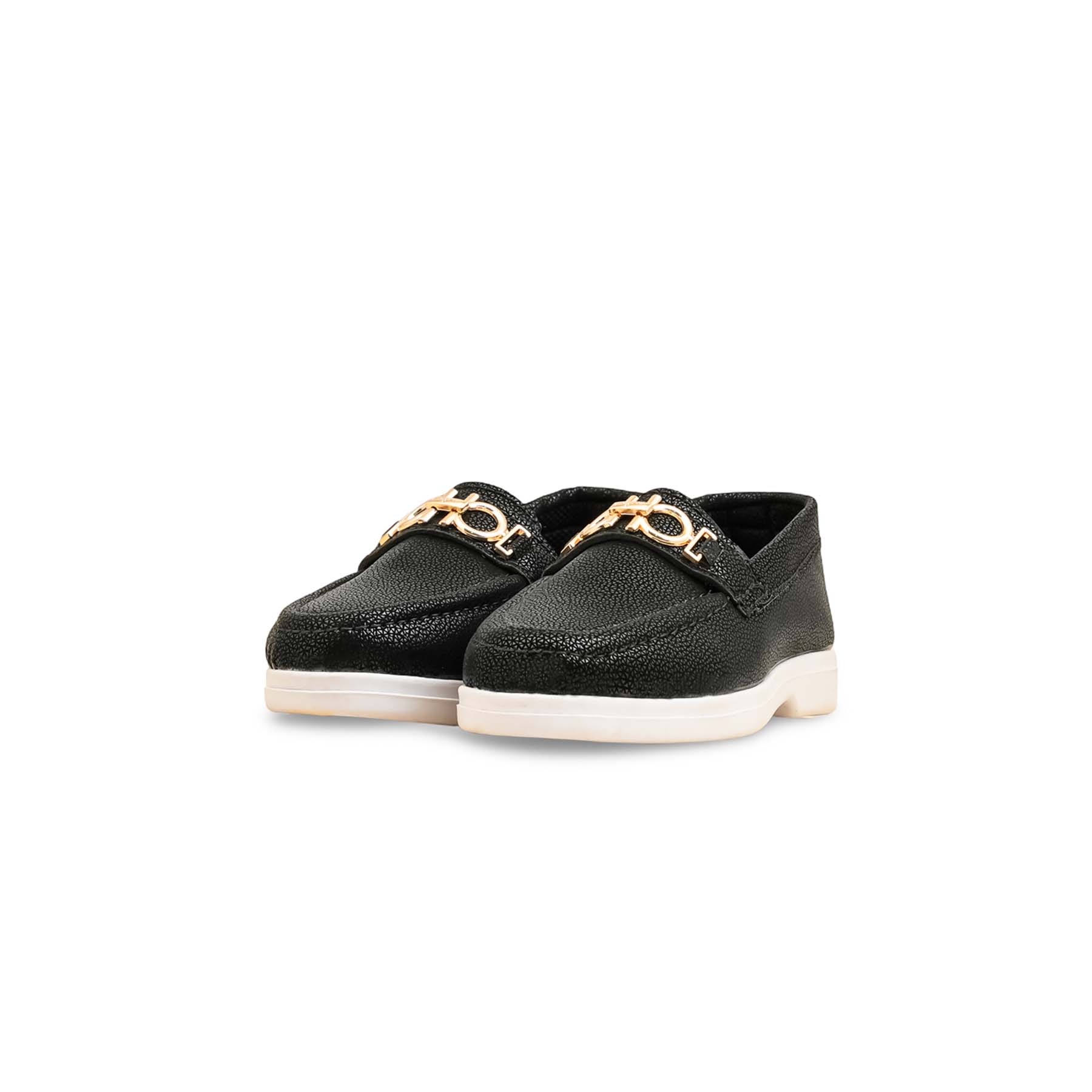 Boys Black Formal Moccasin KD2578 - Image 3