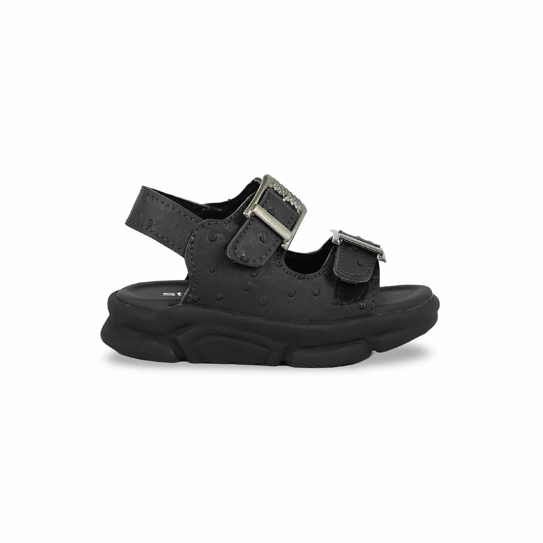 Boys Black Formal Sandal KD4719 - Image 2