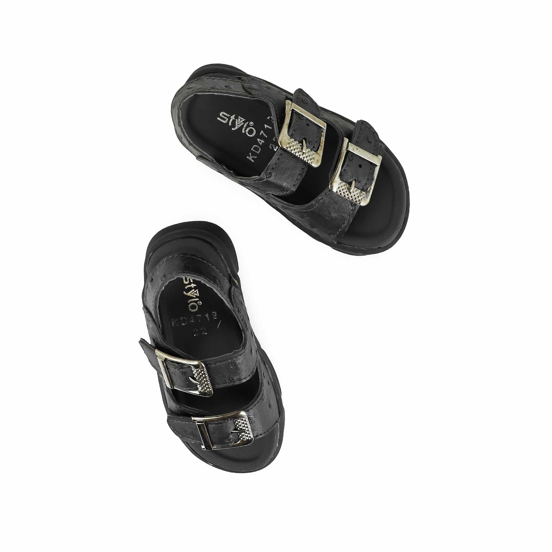 Boys Black Formal Sandal KD4719 - Image 5