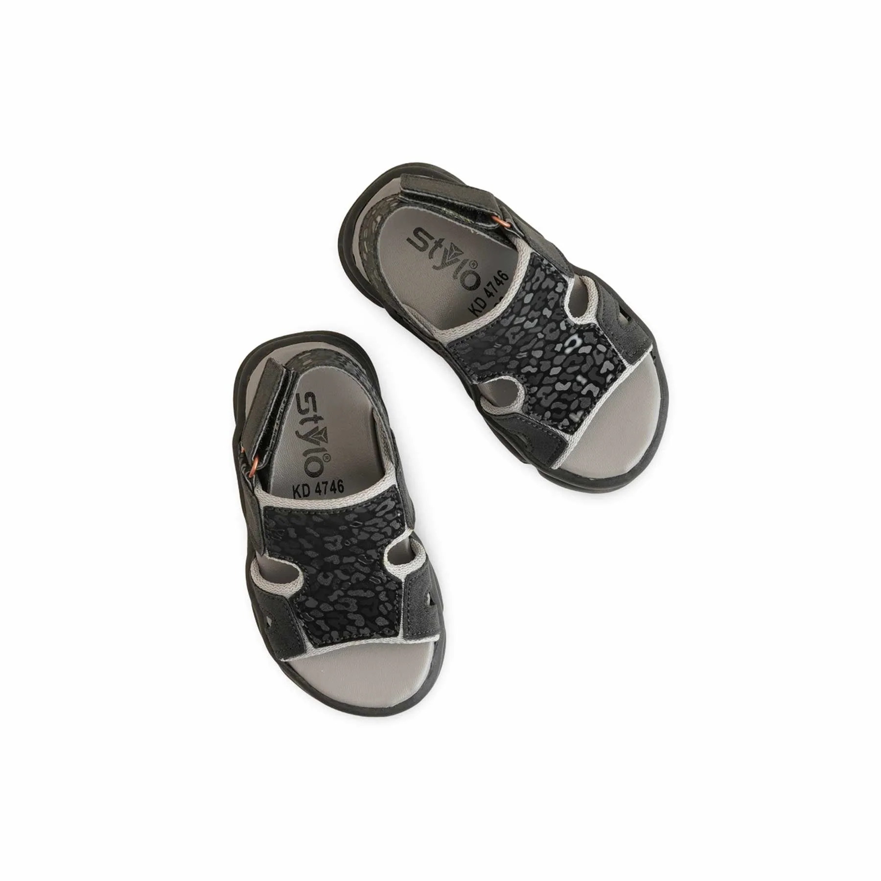 Boys Black Formal Sandal KD4746 - Image 5