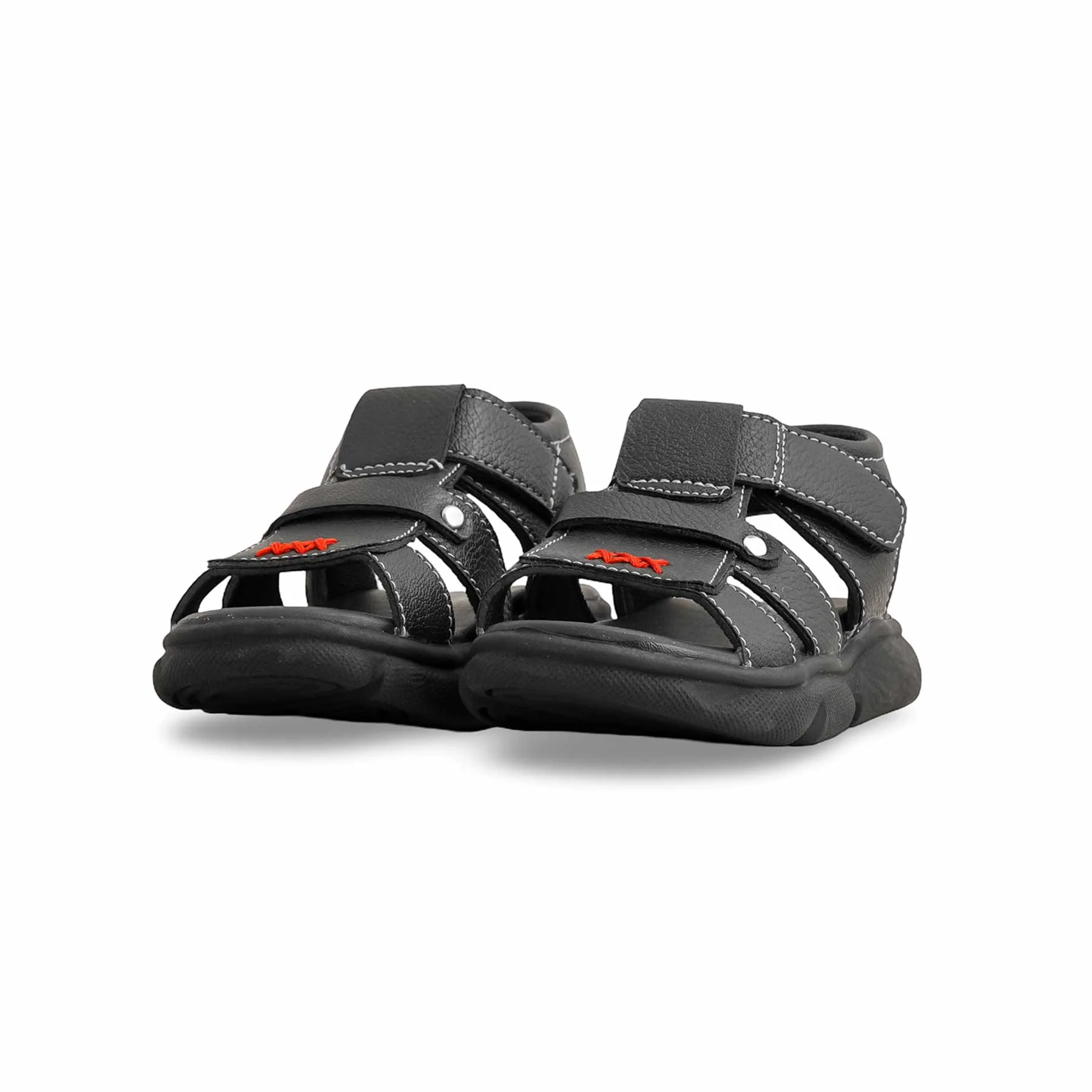 Boys Black Formal Sandal KD4863 - Image 3