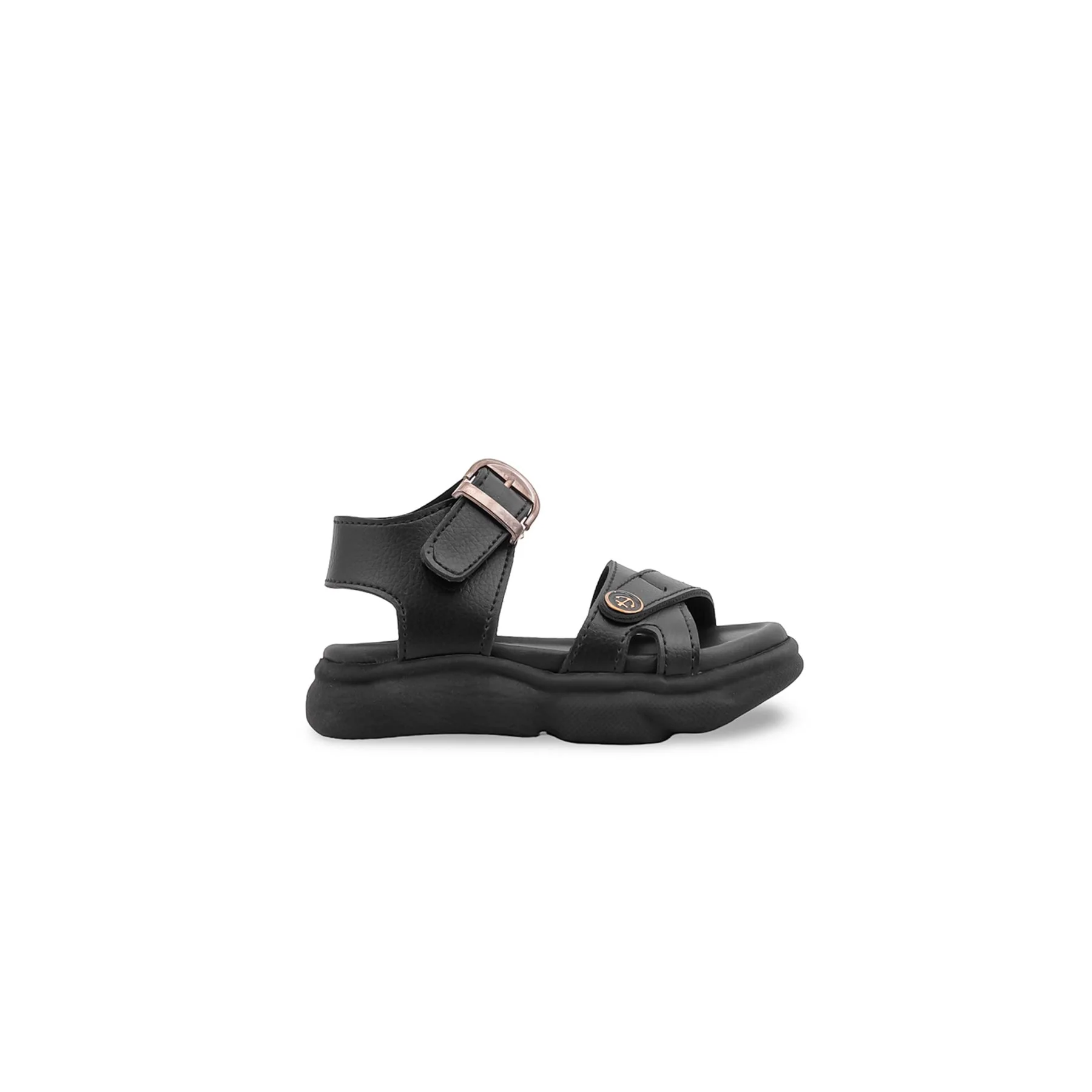 Boys Black Formal Sandal KD4981 - Image 2