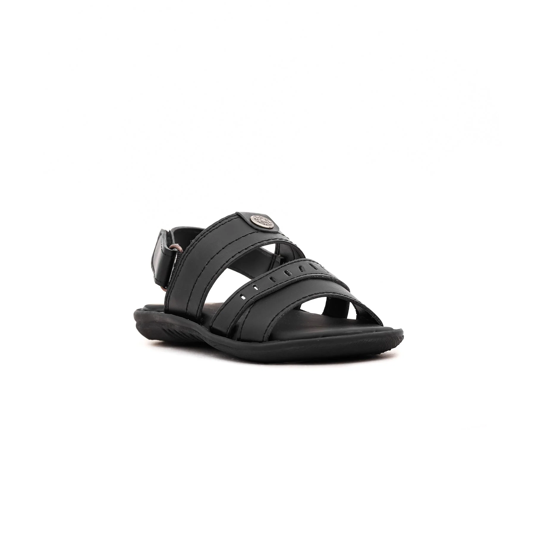 Boys Black Formal Sandal KD9471 - Image 2