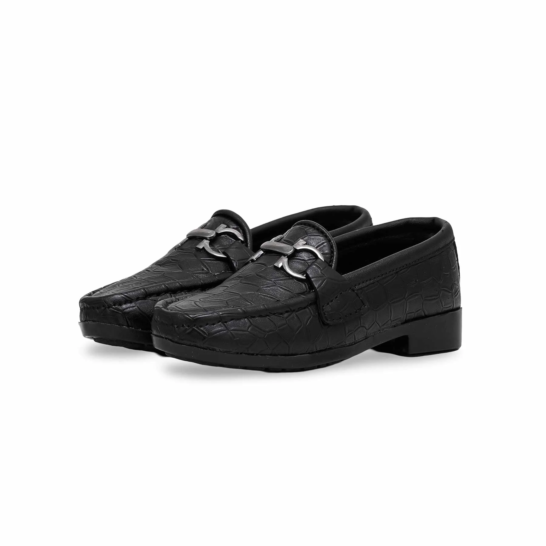 Boys Black Formal Shoes KD2202 - Image 3