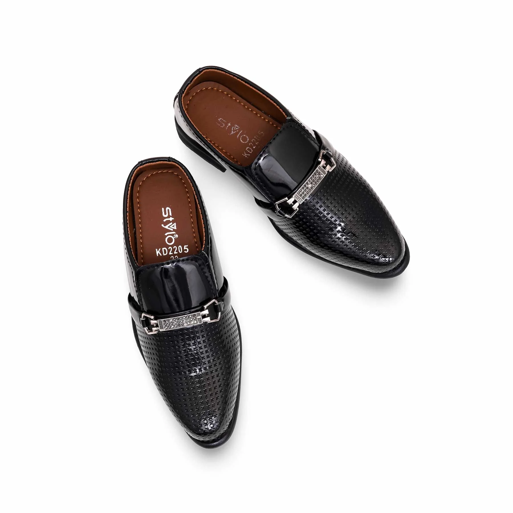 Boys Black Formal Shoes KD2205 - Image 4