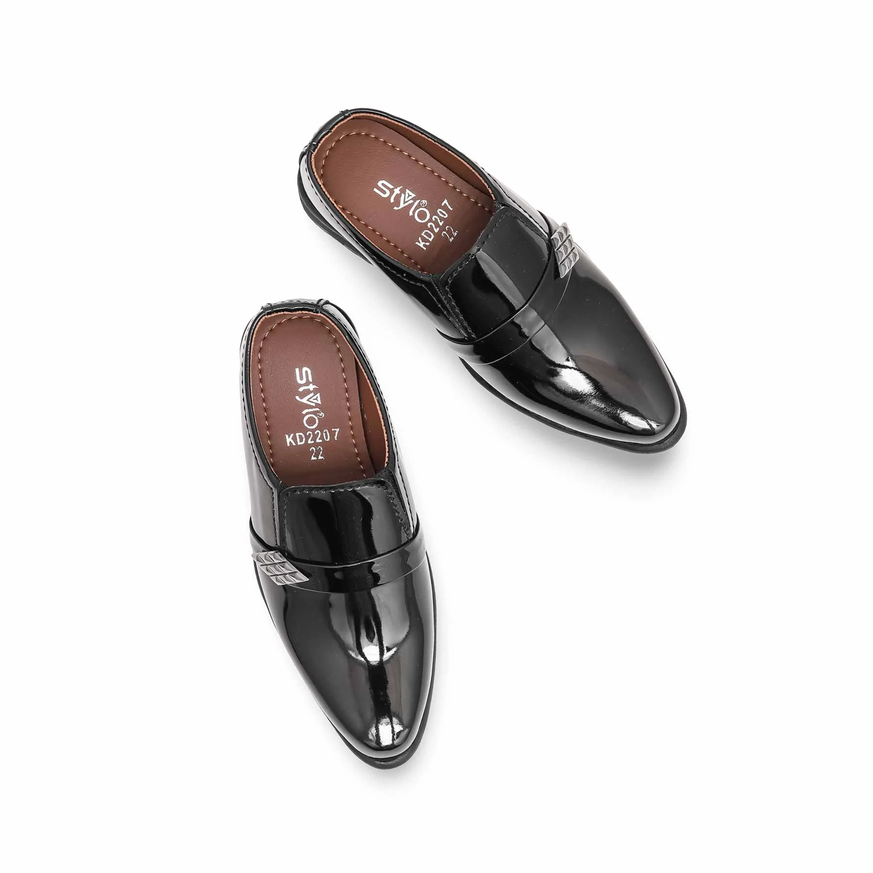 Boys Black Formal Shoes KD2207 - Image 5