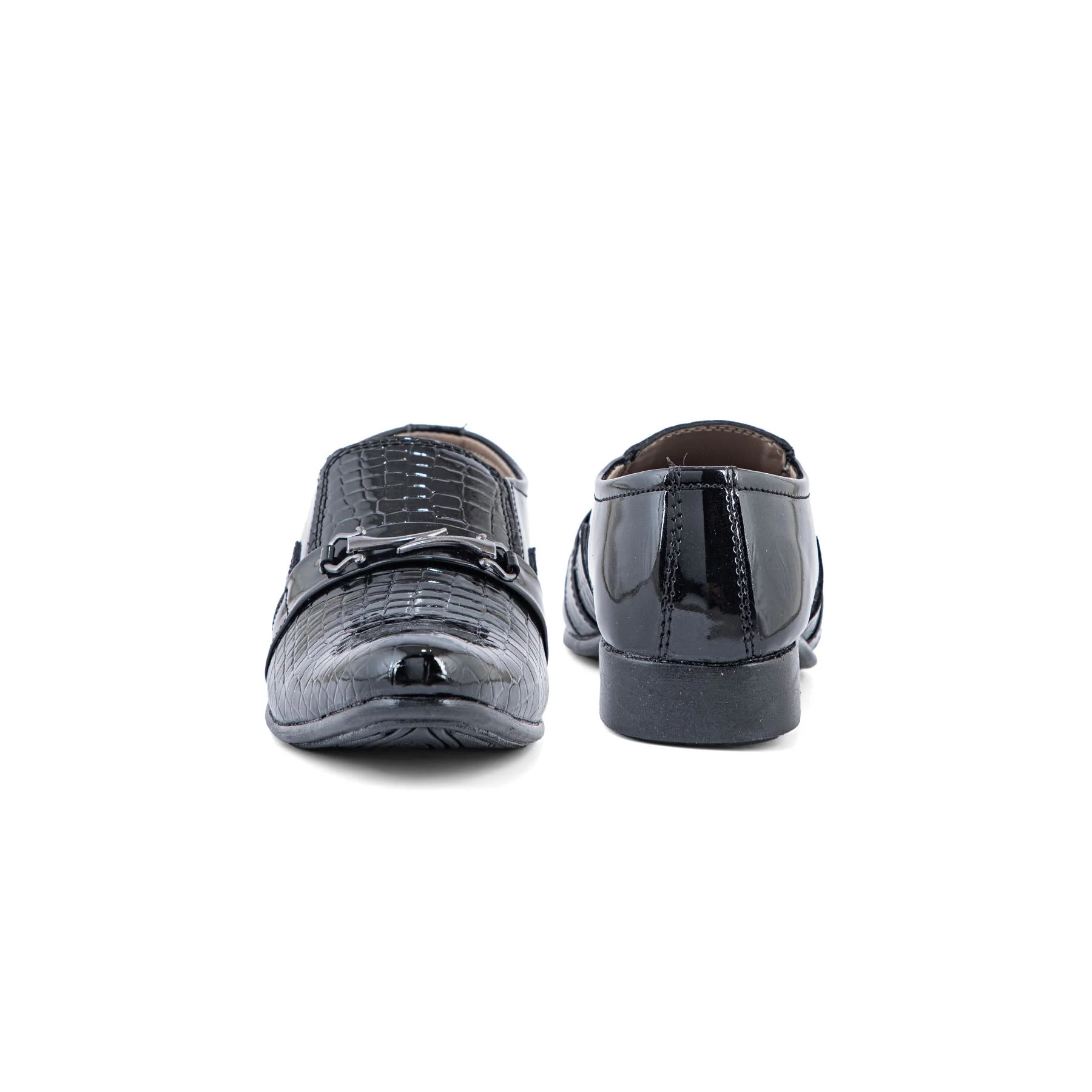 Boys Black Formal Shoes KD2210 - Image 4