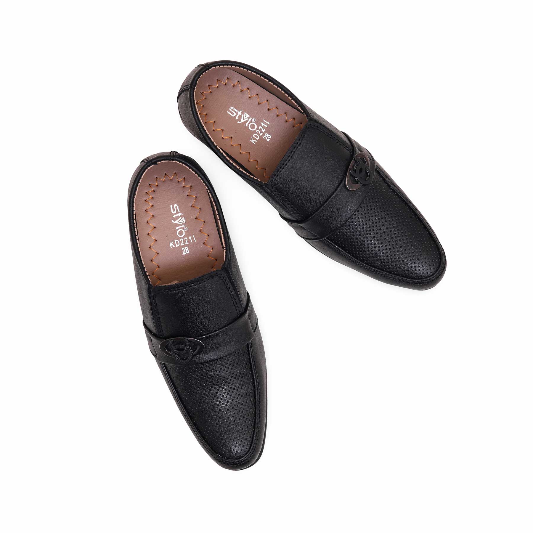 Boys Black Formal Shoes KD2211 - Image 5