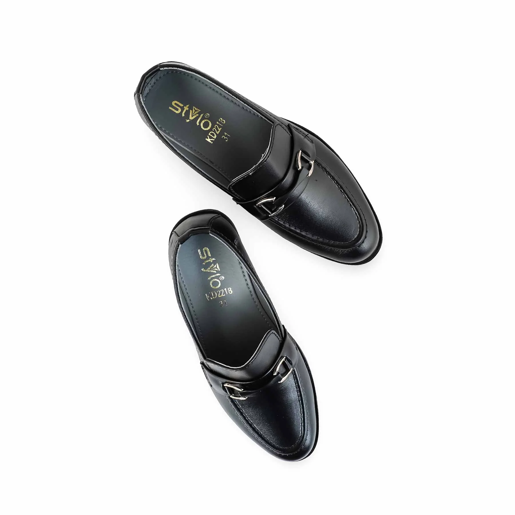 Boys Black Formal Shoes KD2218 - Image 5