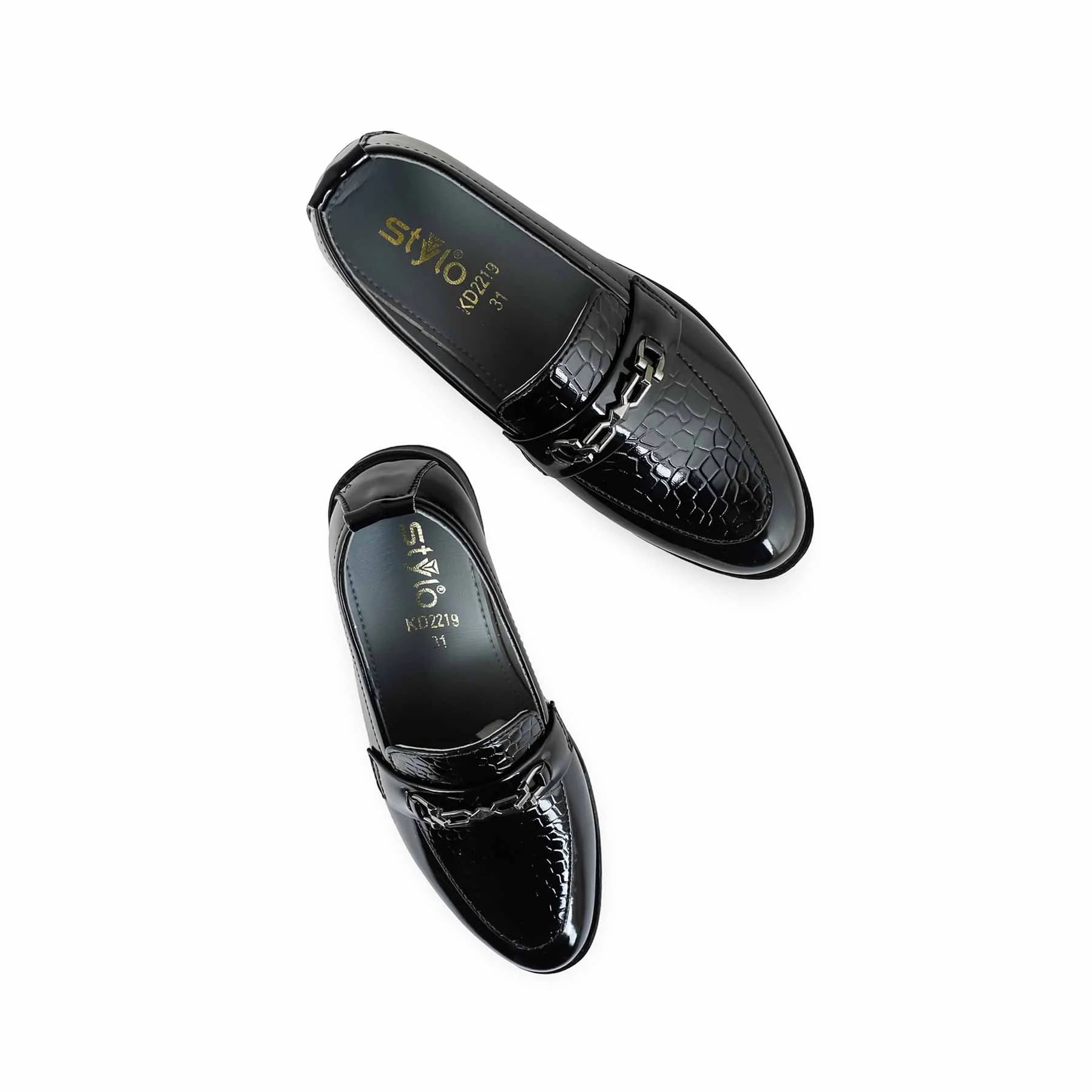 Boys Black Formal Shoes KD2219 - Image 5