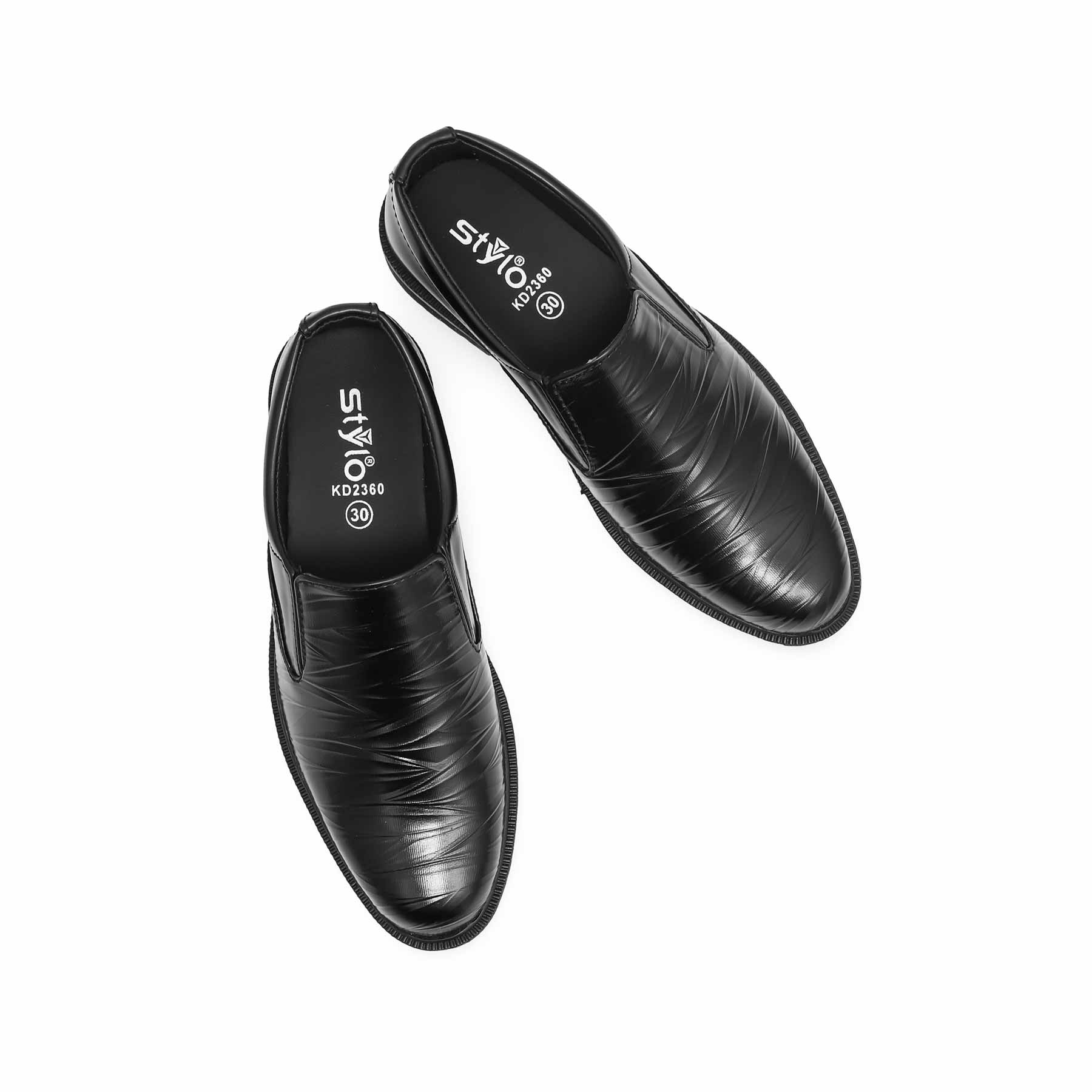 Boys Black Formal Shoes KD2360 - Image 4