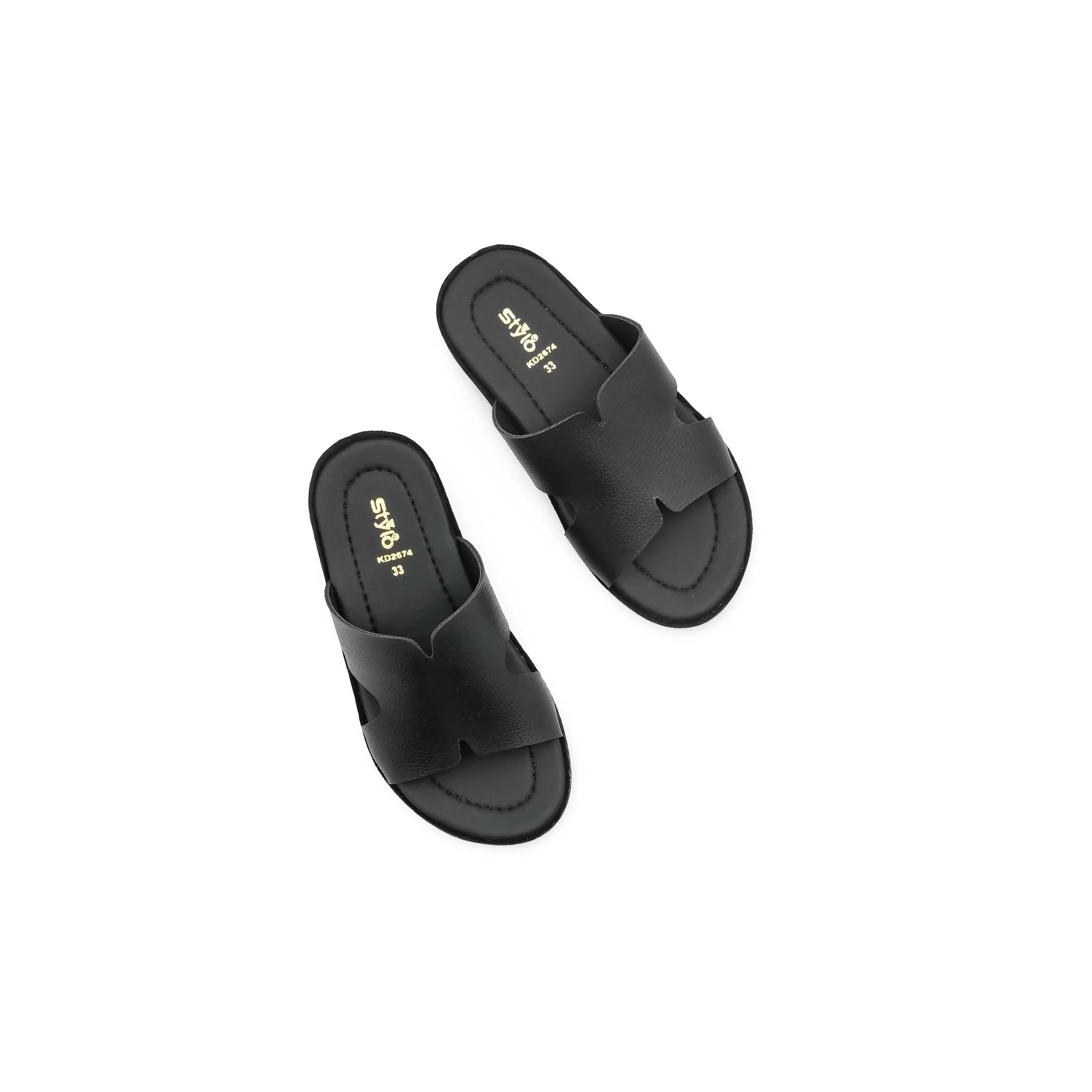Boys Black Formal Slipper KD2674 - Image 5