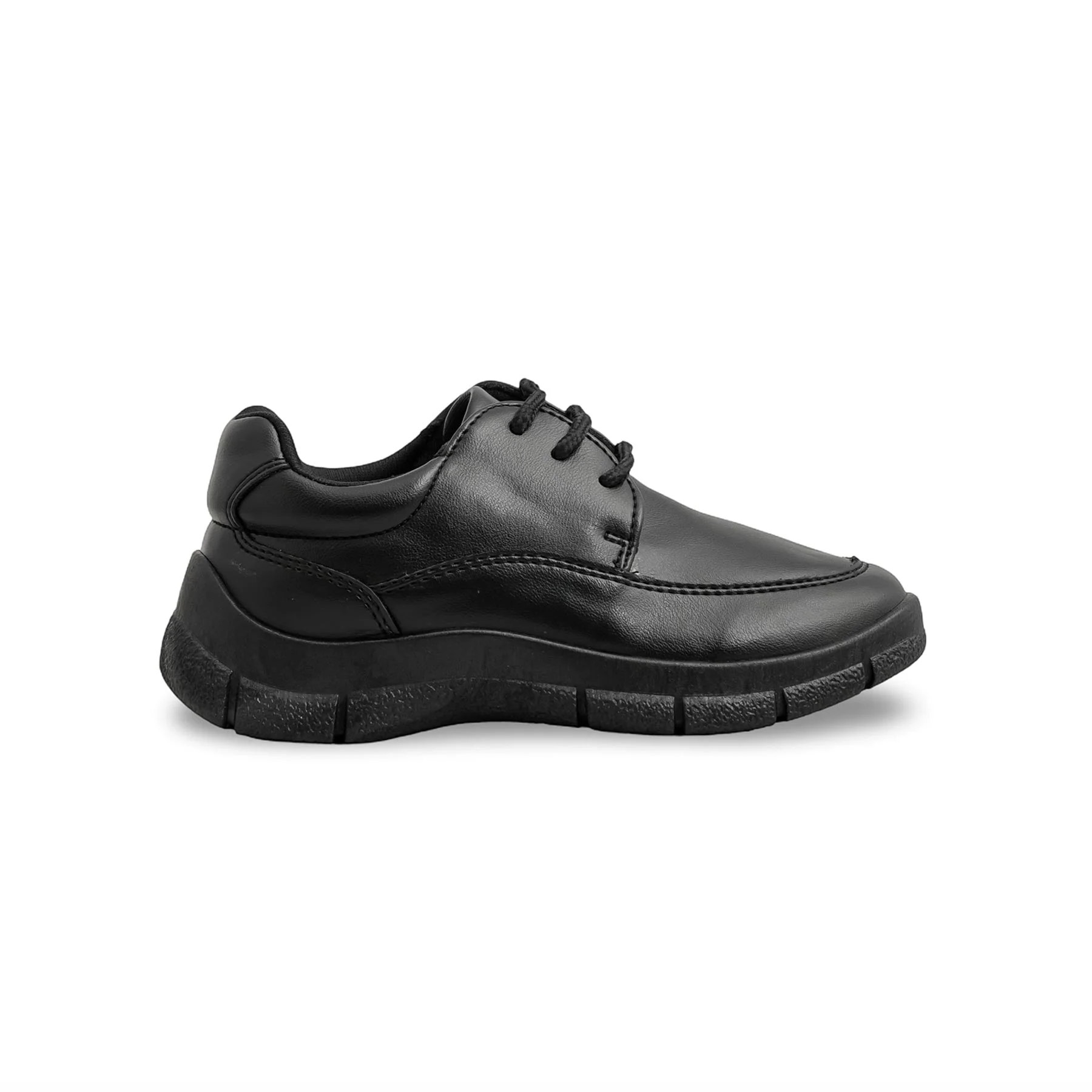Boys Black Lace Up School Shoes SK1113 - Image 2