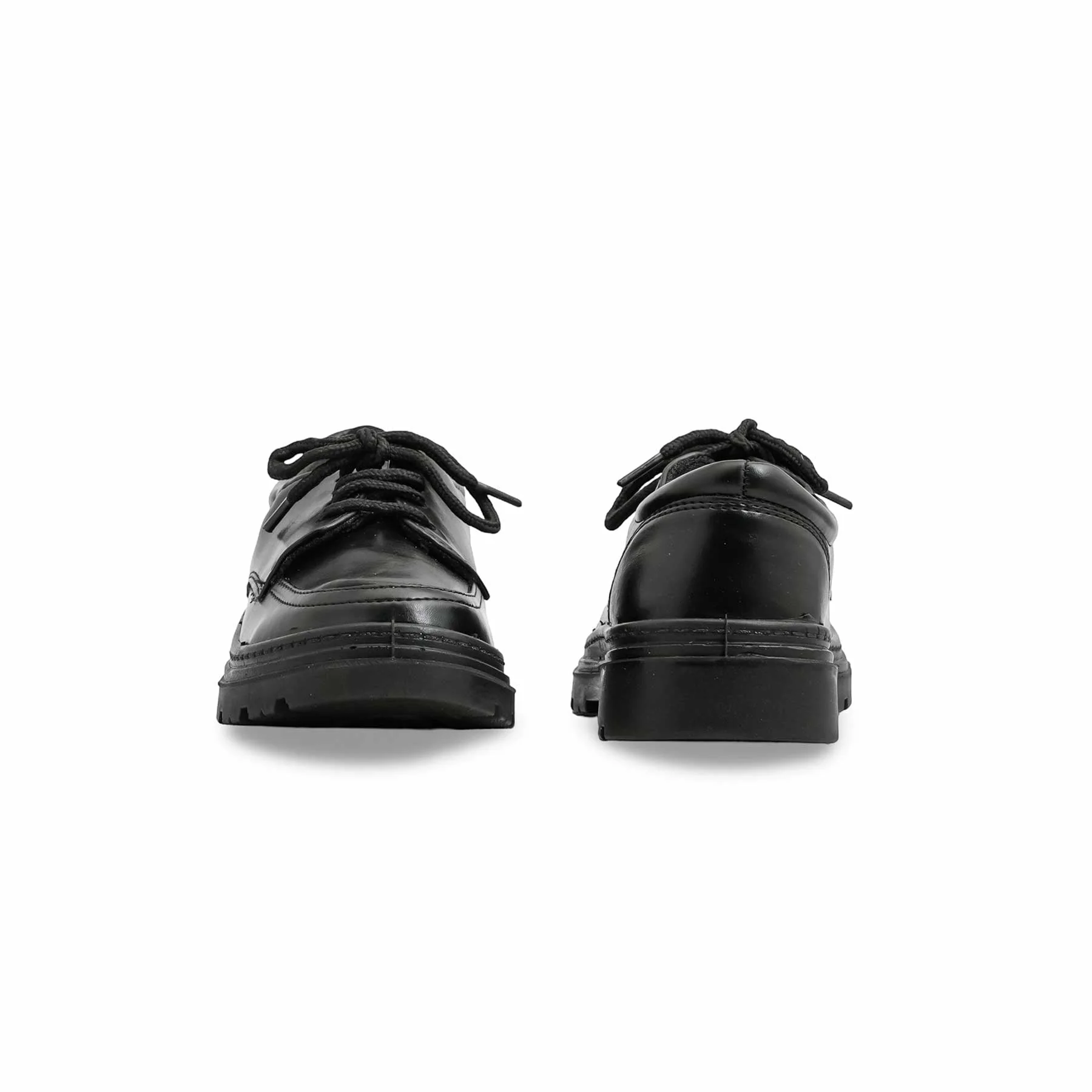 Boys Black Lace Up School Shoes SK1115 - Image 4