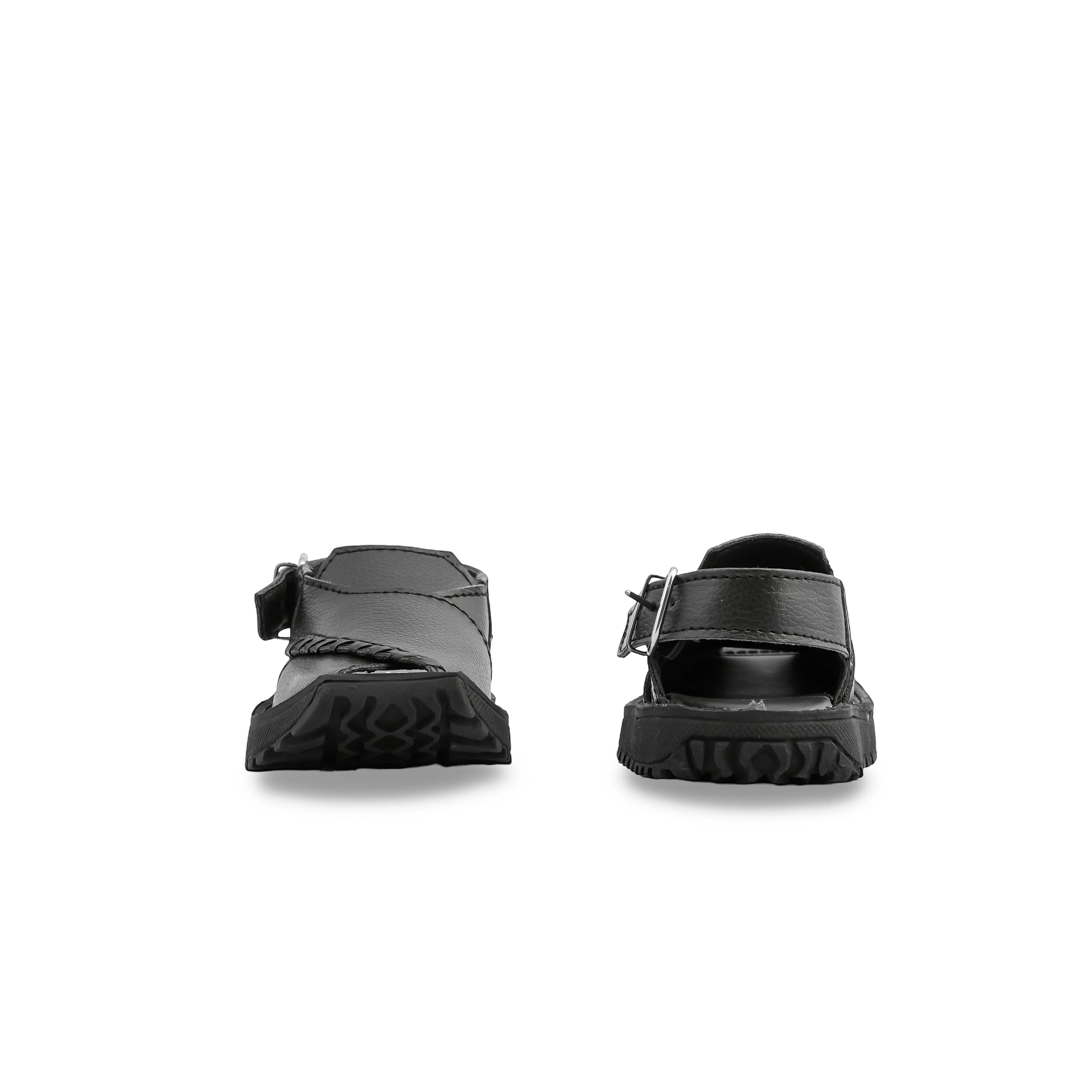 Boys Black Peshawari Chappal KD4929 - Image 4