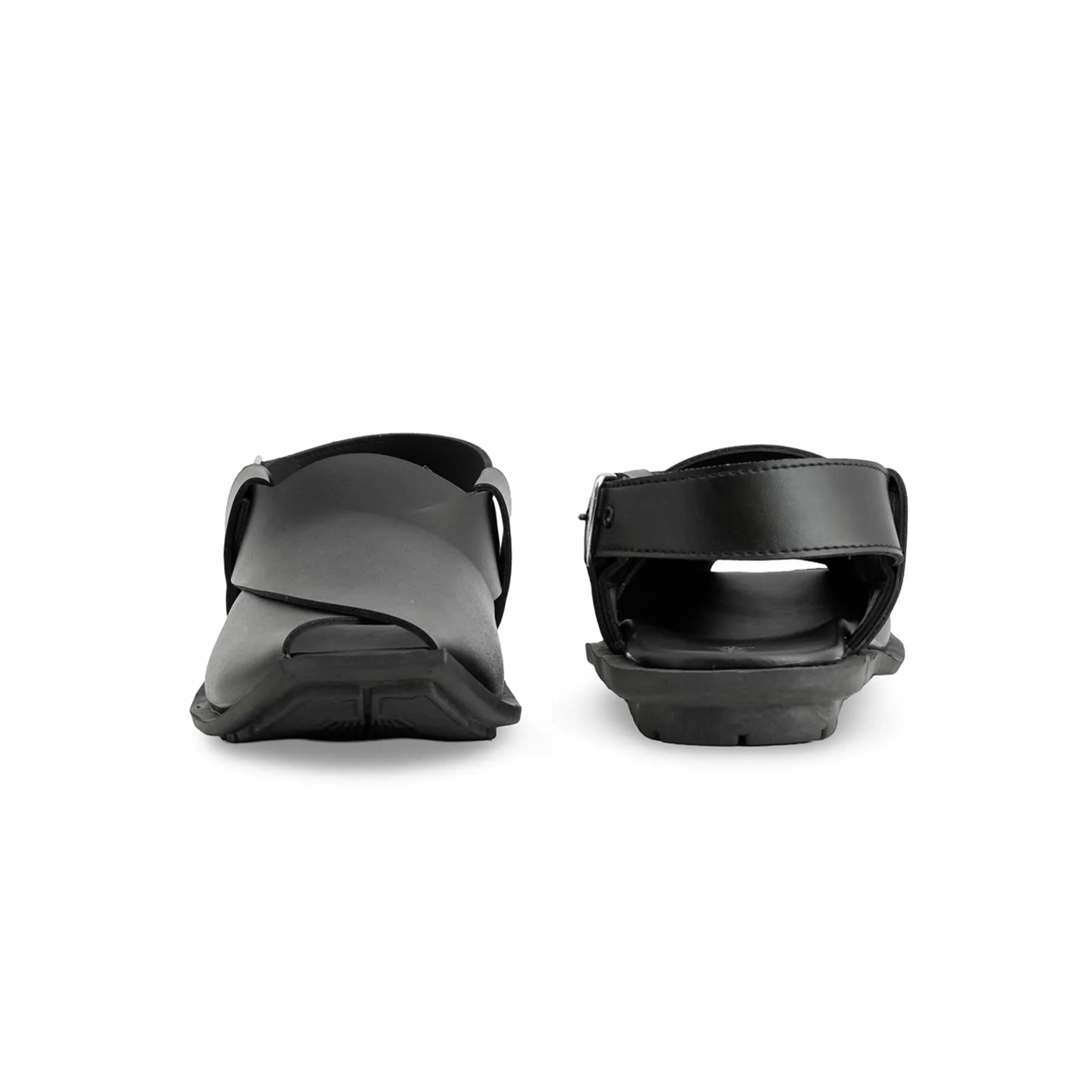 Boys Black Peshawari Chappal KD9955 - Image 4