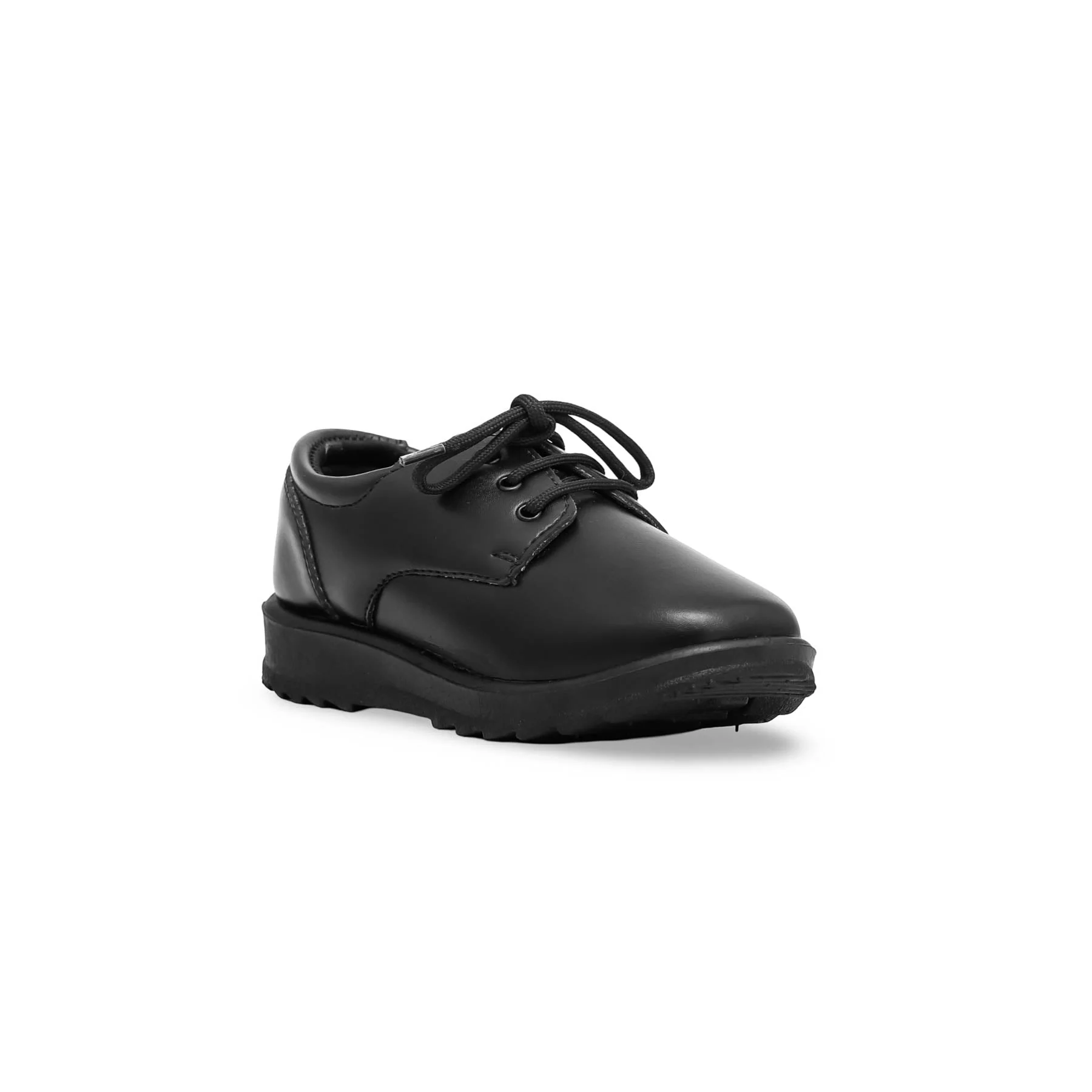 Boys Black Lace Up School Shoes SK1059 - Image 3