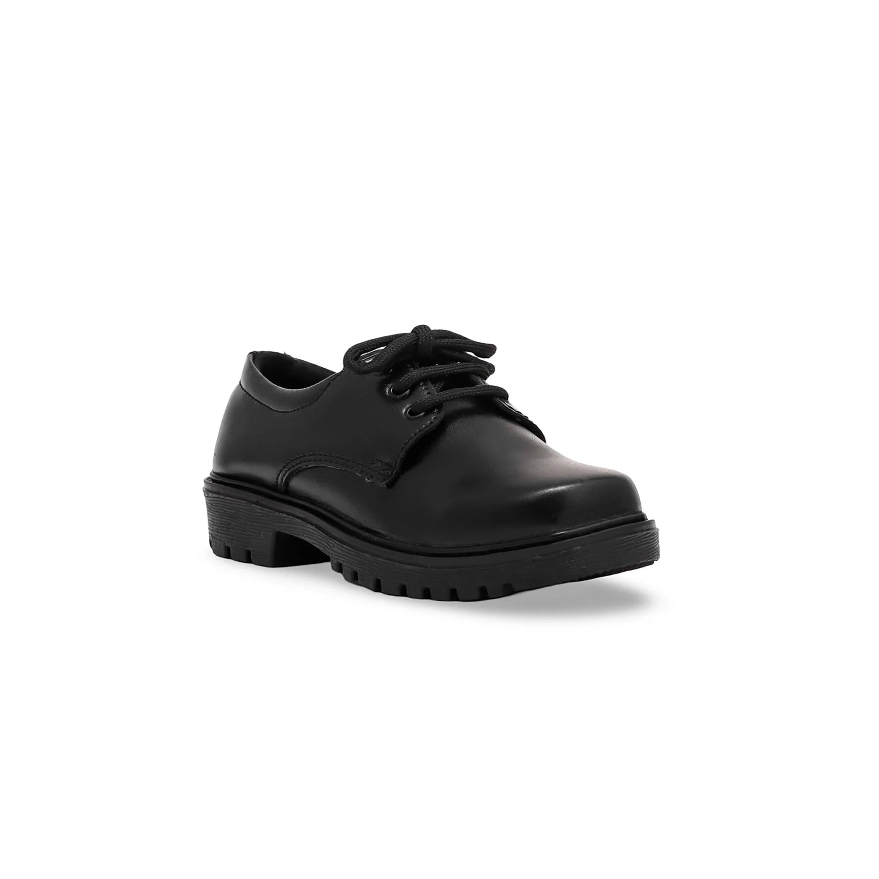Boys Black Lace Up School Shoes SK1074 - Image 3