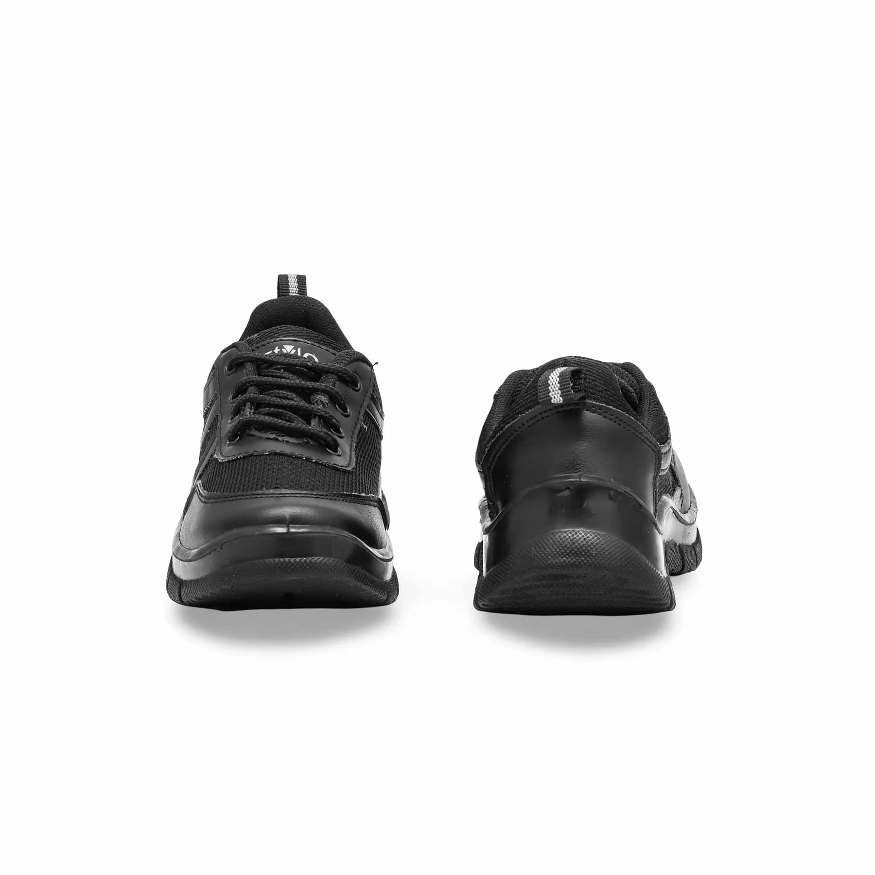 Boys Black Sports School Shoes SK1086 - Image 3