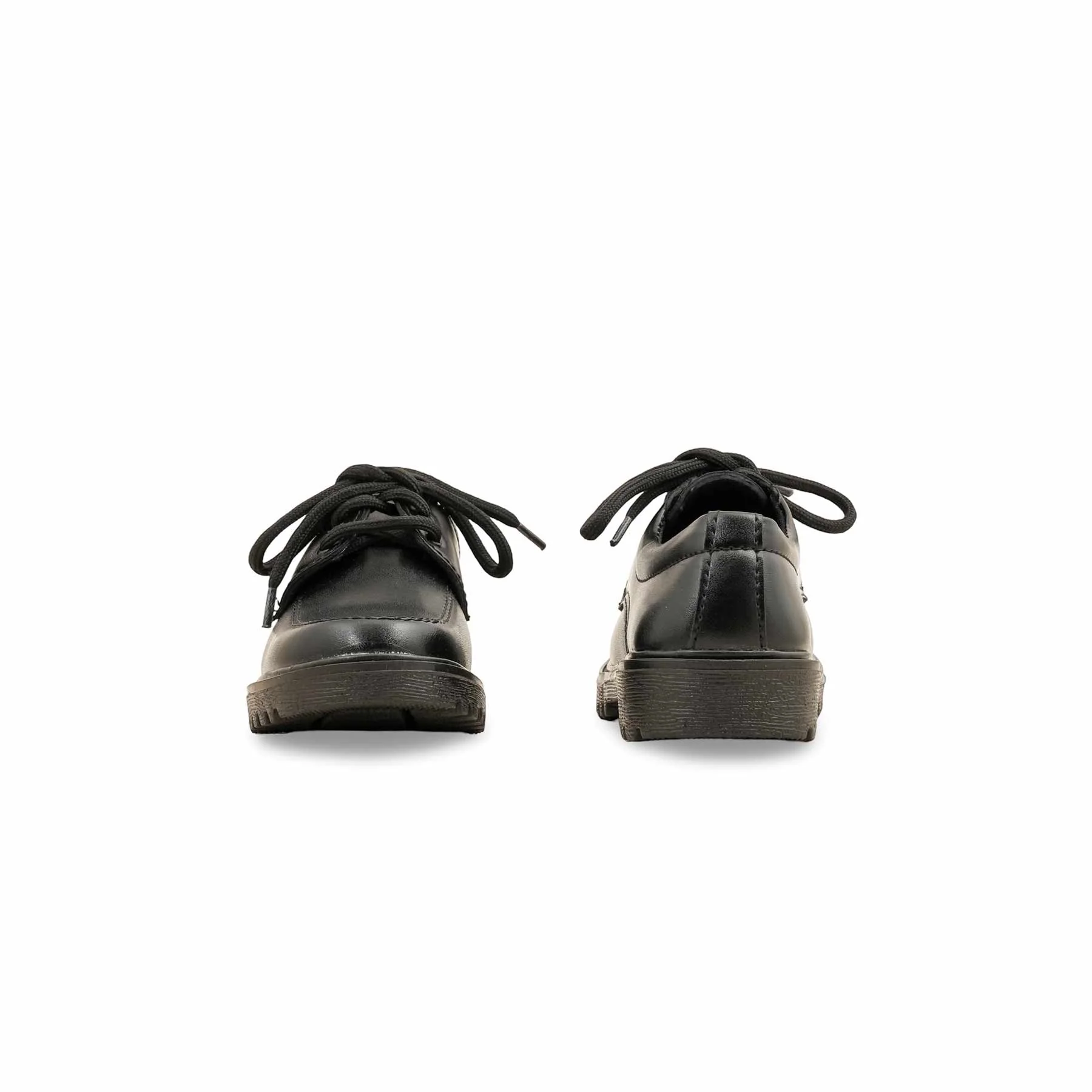Boys Black Lace Up School Shoes SK1091 - Image 4