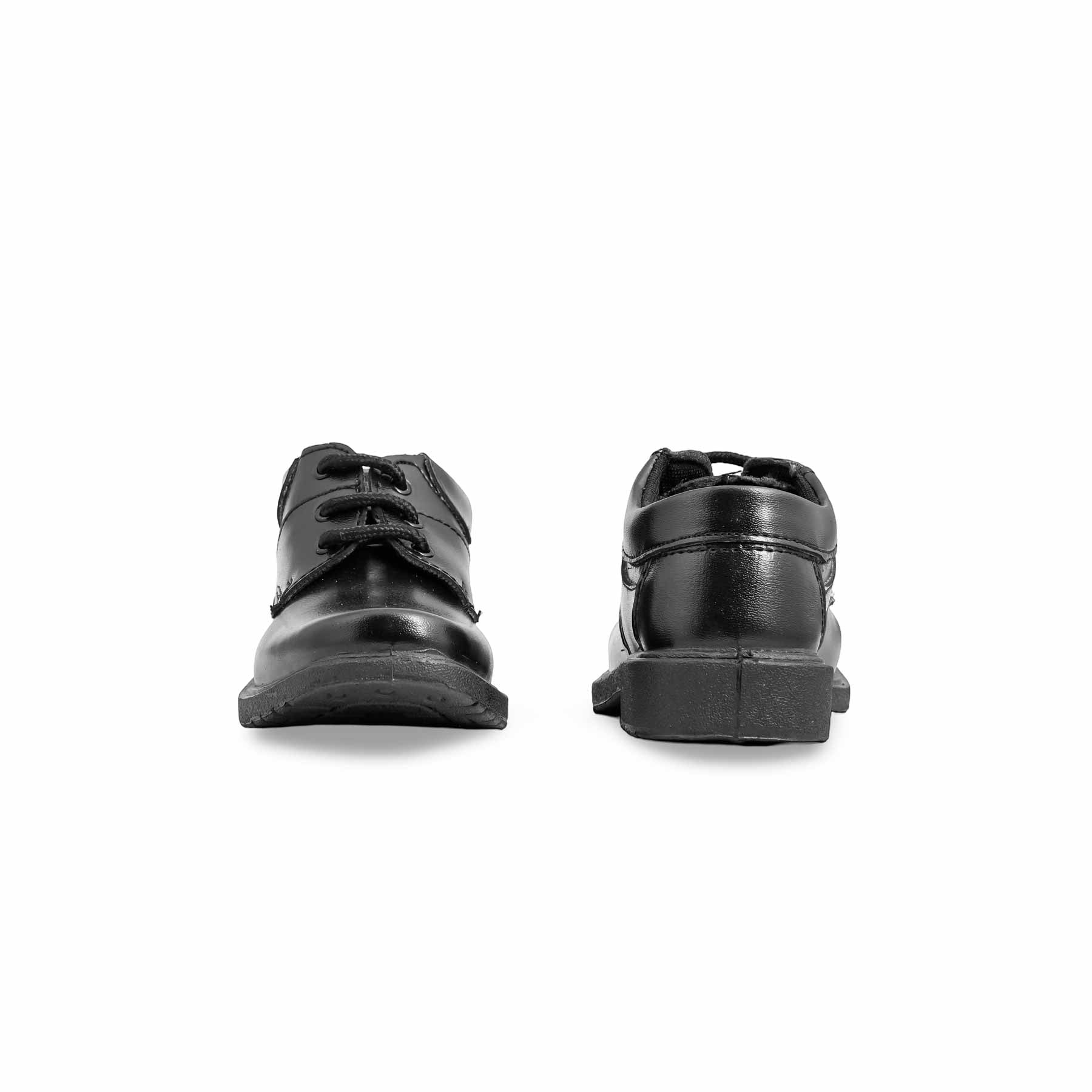 Boys Black Lace Up School Shoes SK1100 - Image 4