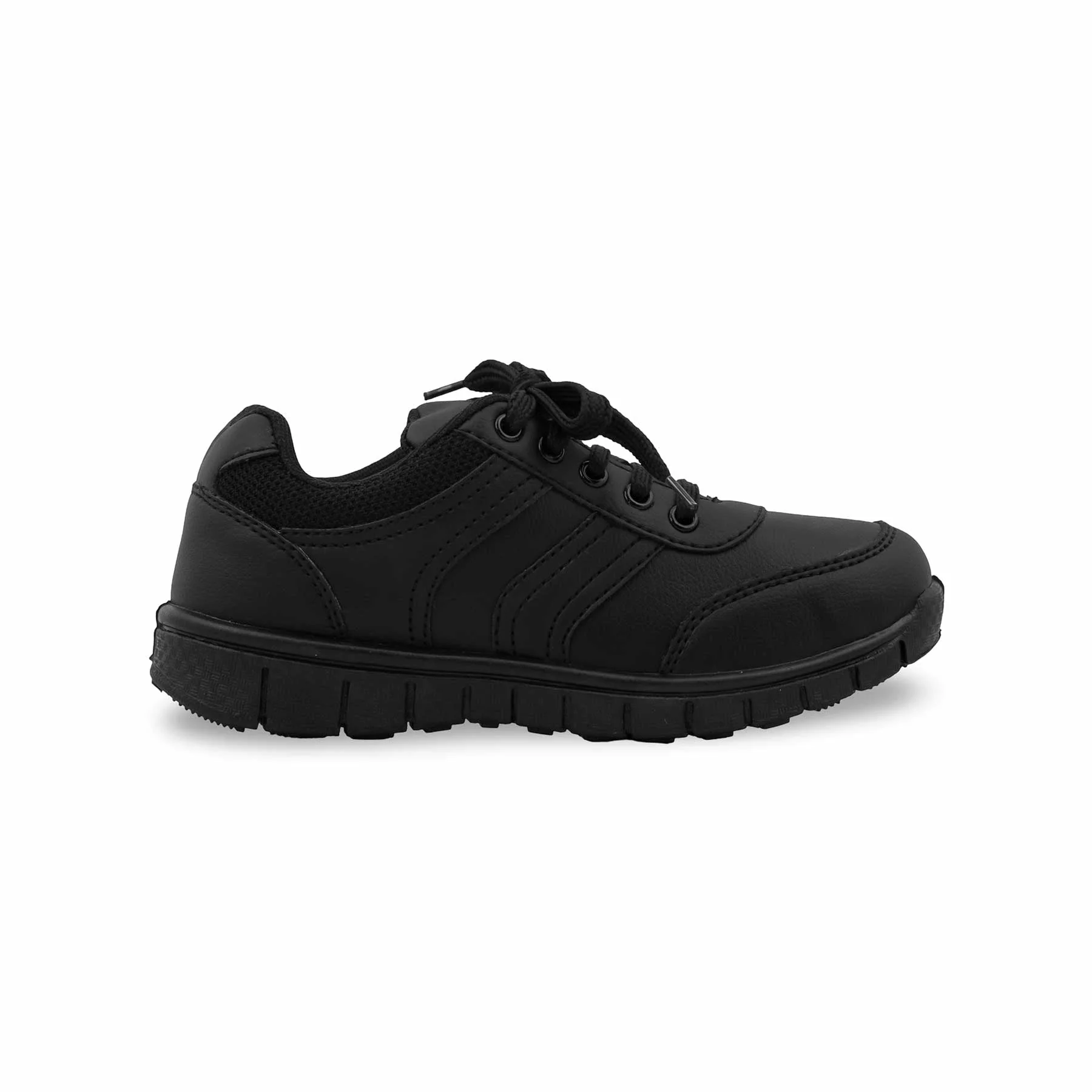 Boys Black Sports School Shoes SK1096 - Image 2