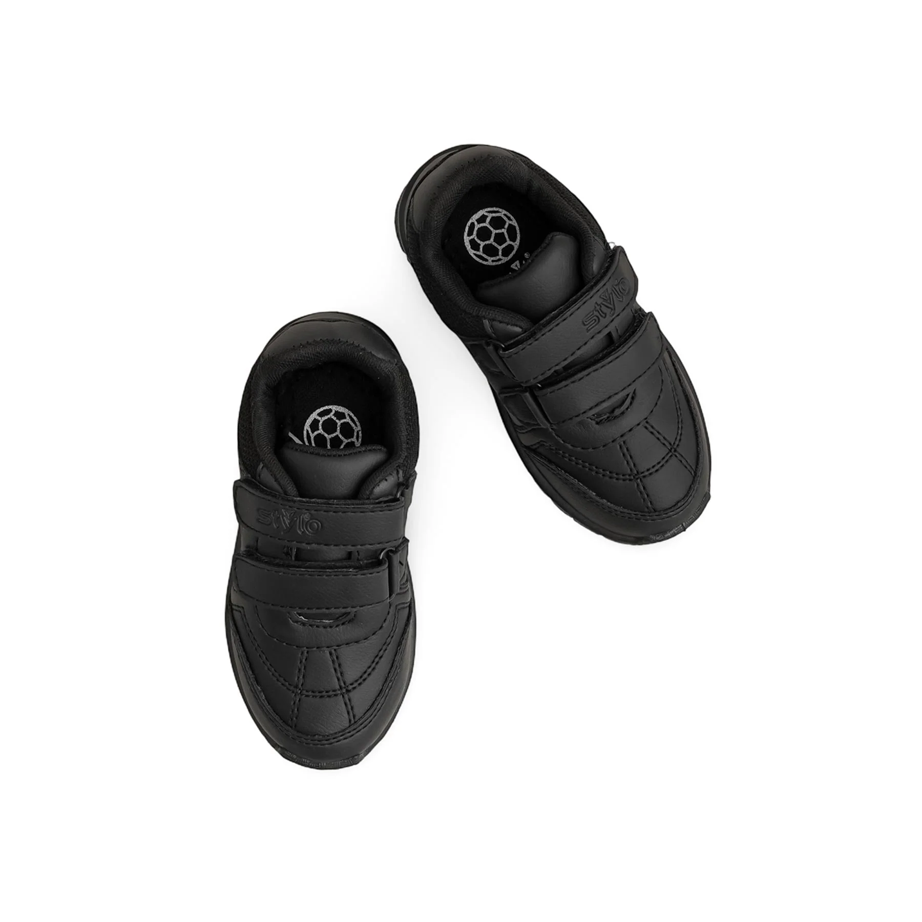 Boys Black Sports School Shoes SK1097 - Image 5