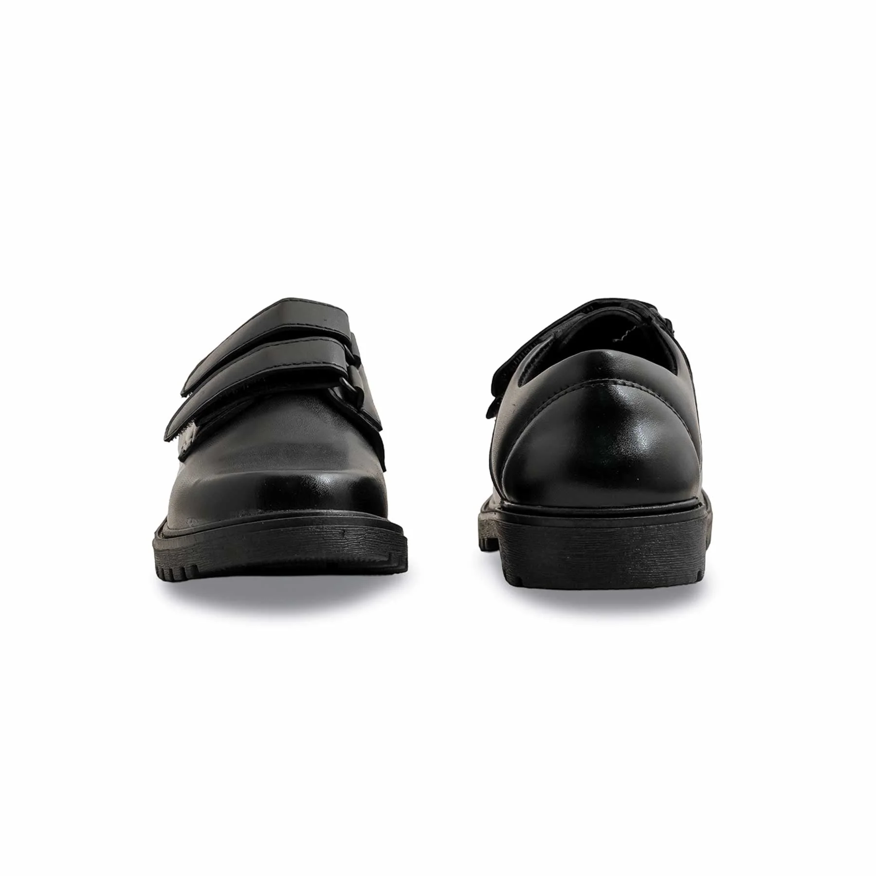Boys Black Velcro Strap School Shoes SK1094 - Image 4