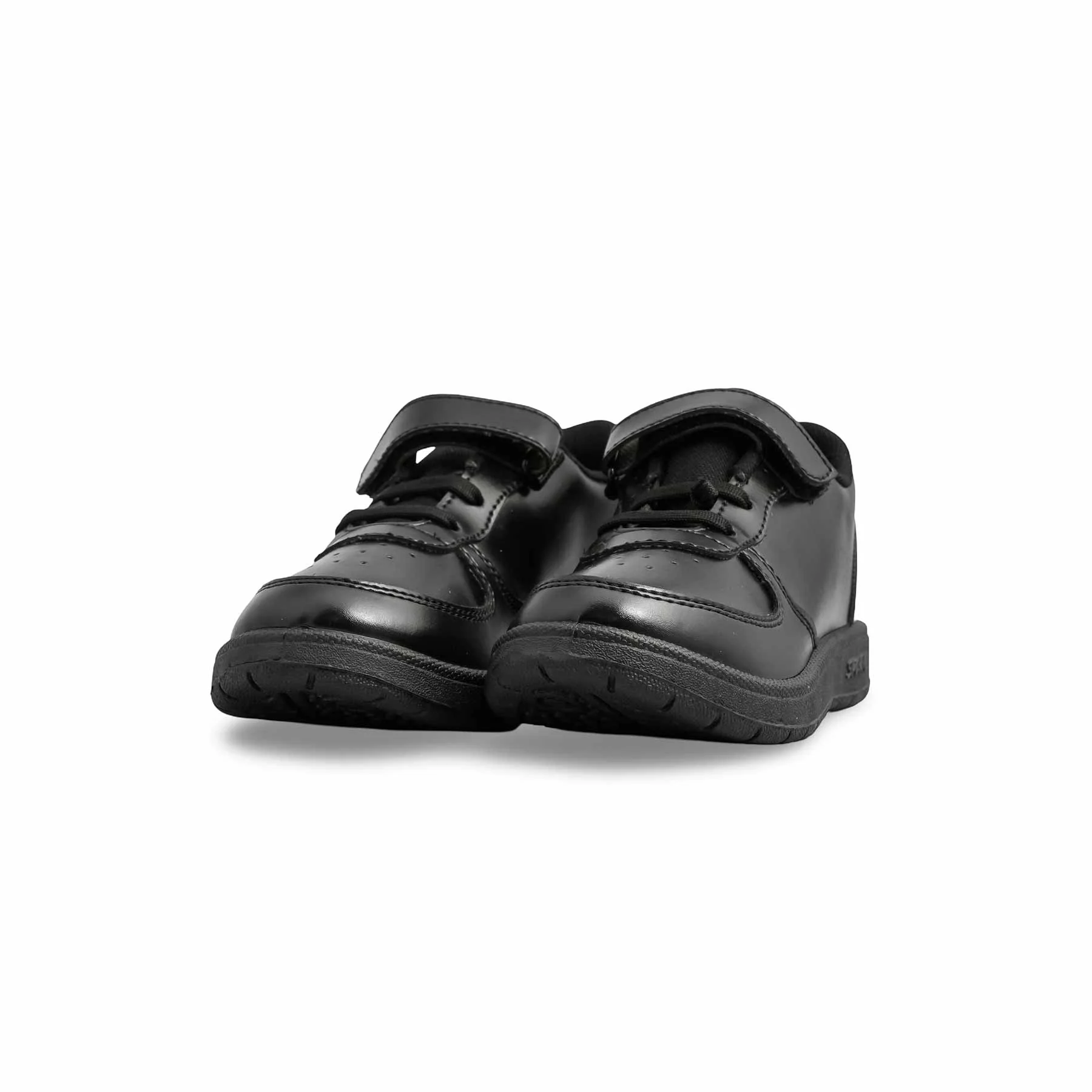 Boys Black Velcro Strap School Shoes SK1099 - Image 3