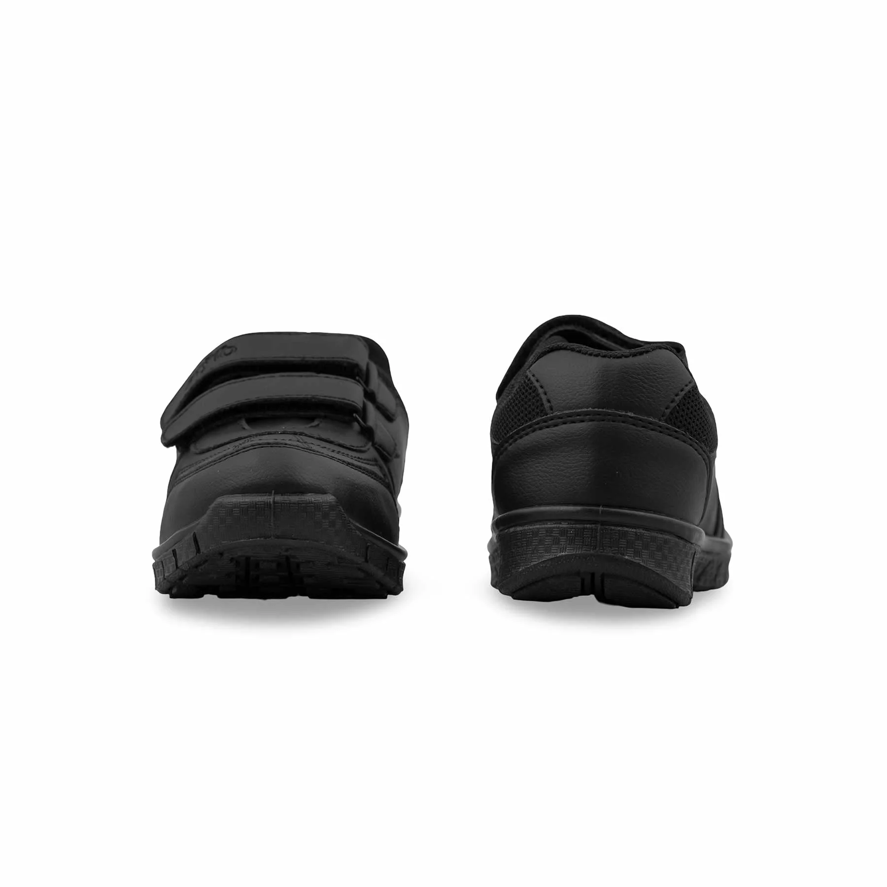 Boys Black Velcro Strap School Shoes SK1104 - Image 4