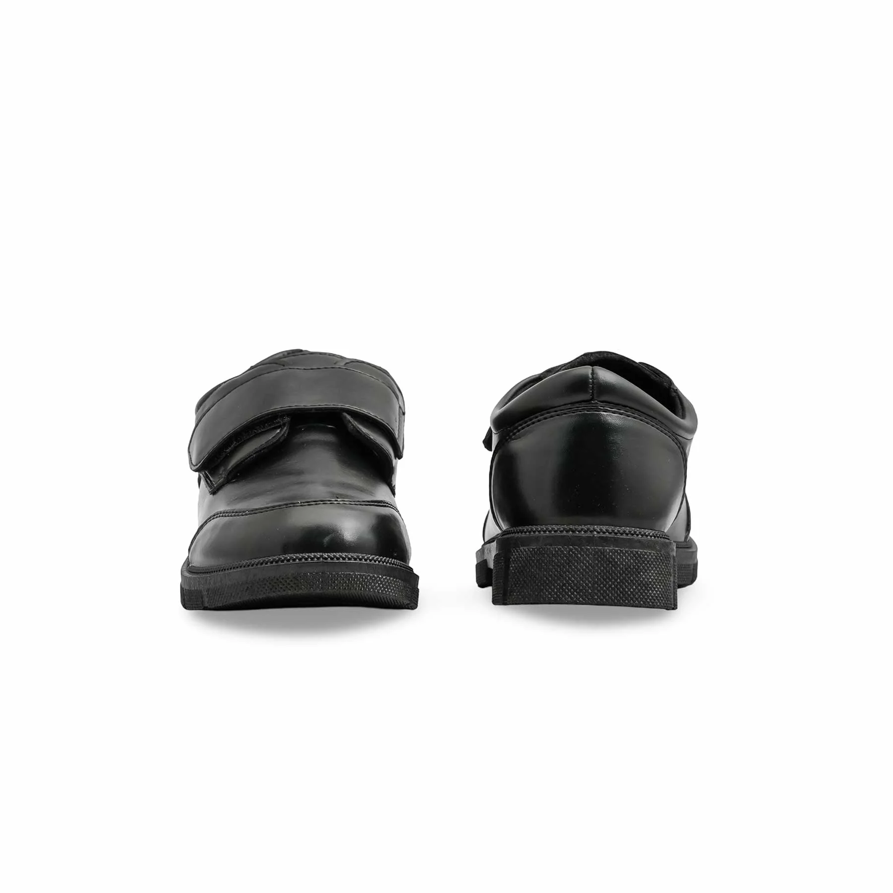 Boys Black Velcro Strap School Shoes SK1118 - Image 4