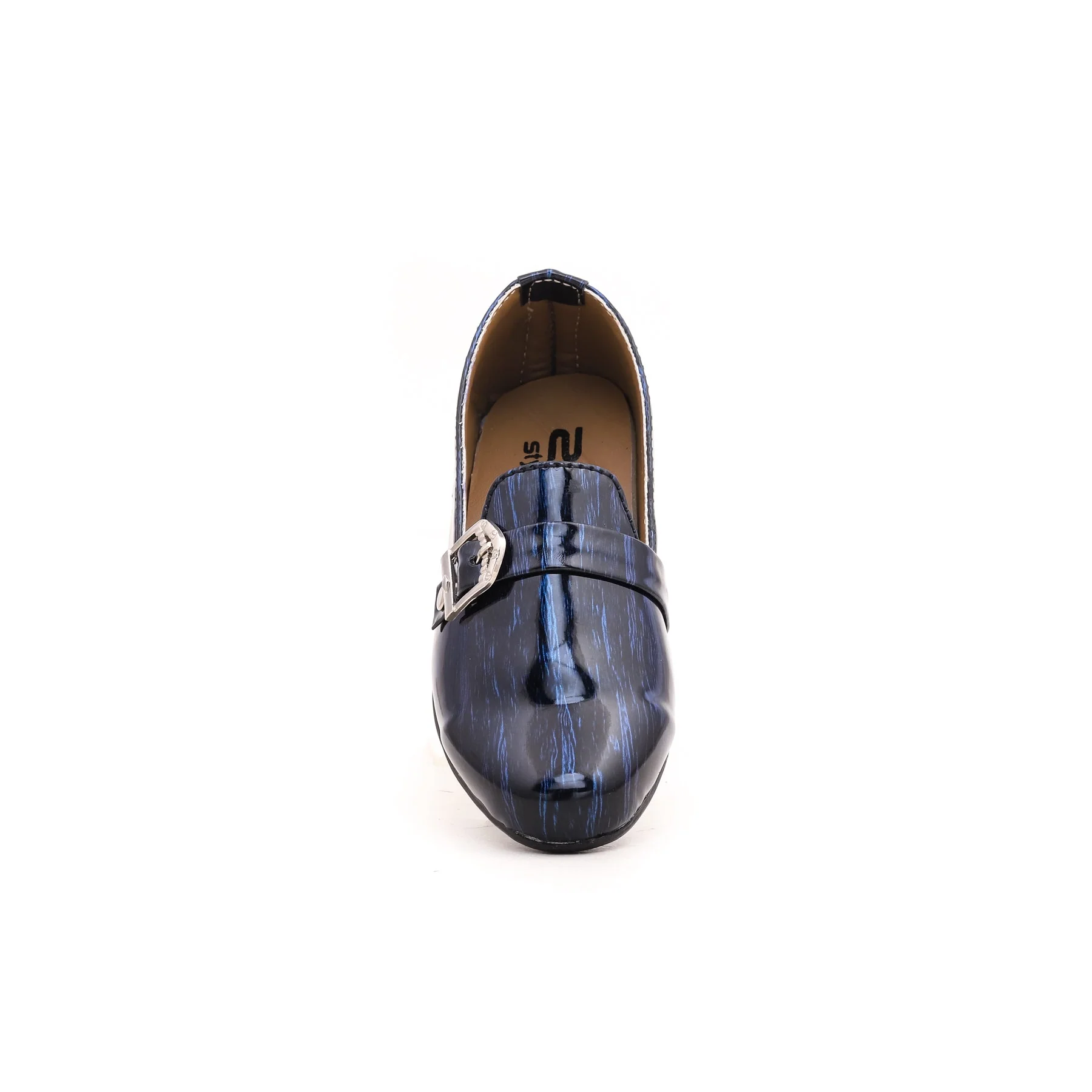 Boys Blue Formal Moccasin KD0518 - Image 3