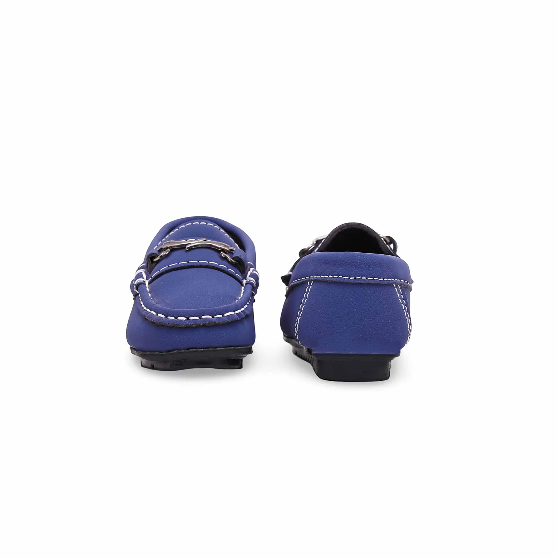 Boys Blue Formal Moccasin KD0991 - Image 3
