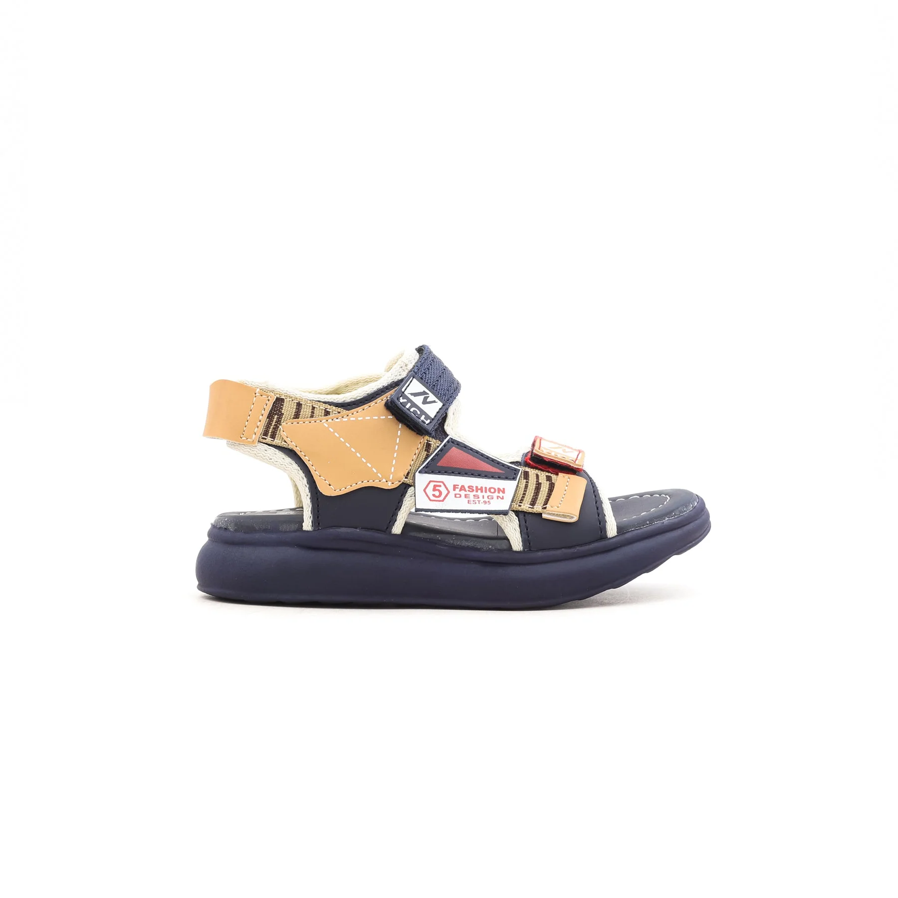 Boys Blue Formal Sandal KD9339 - Image 2