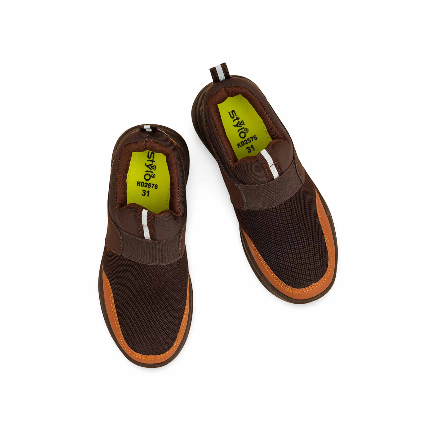 Boys Brown Casual Canvas KD2576 - Image 5