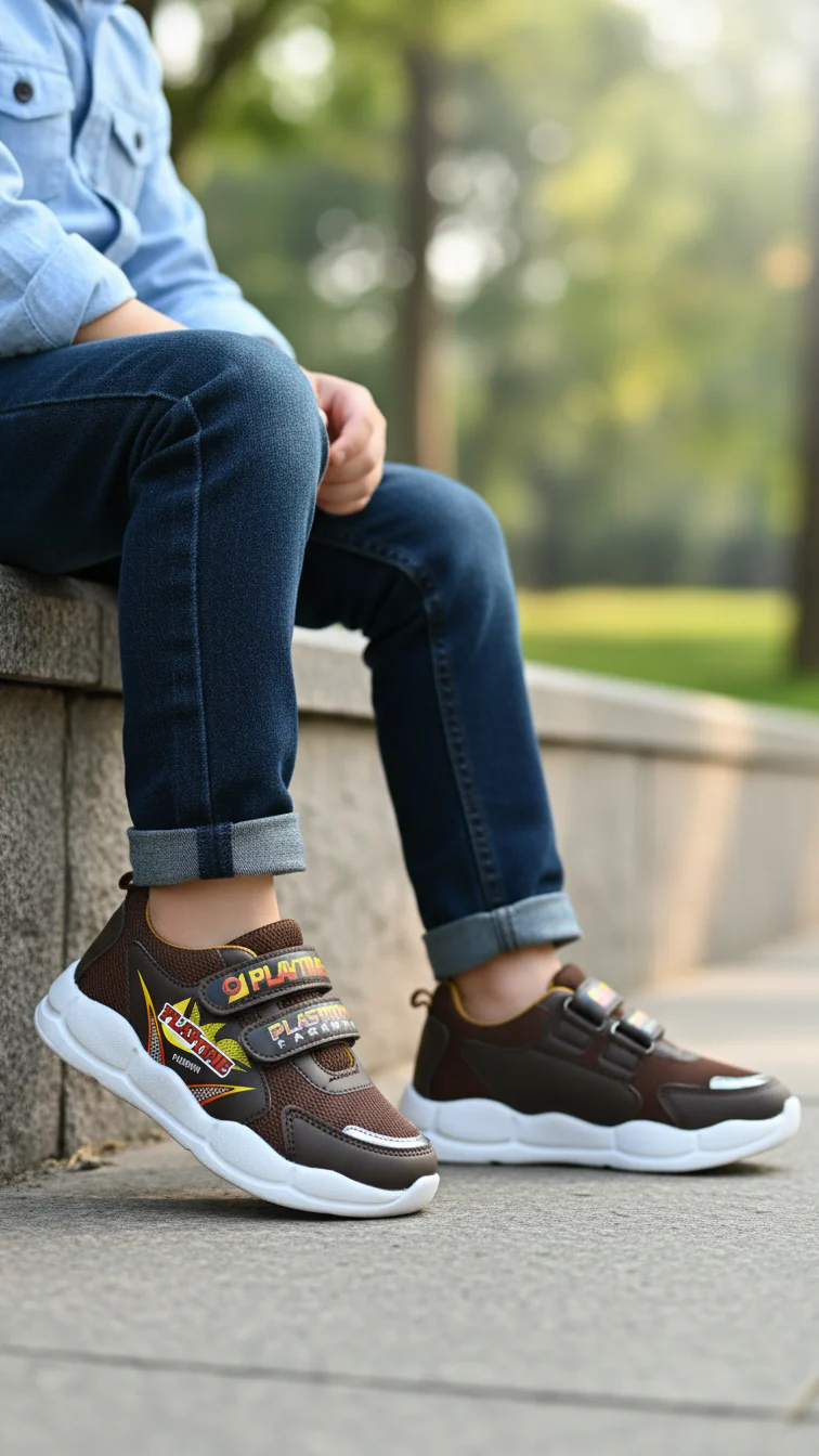 Boys Brown Casual Jogger KD1840