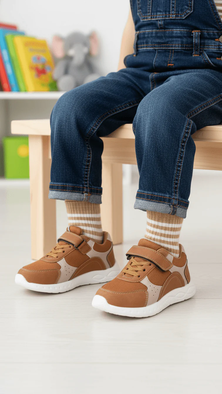 Boys Brown Casual Jogger KD8153