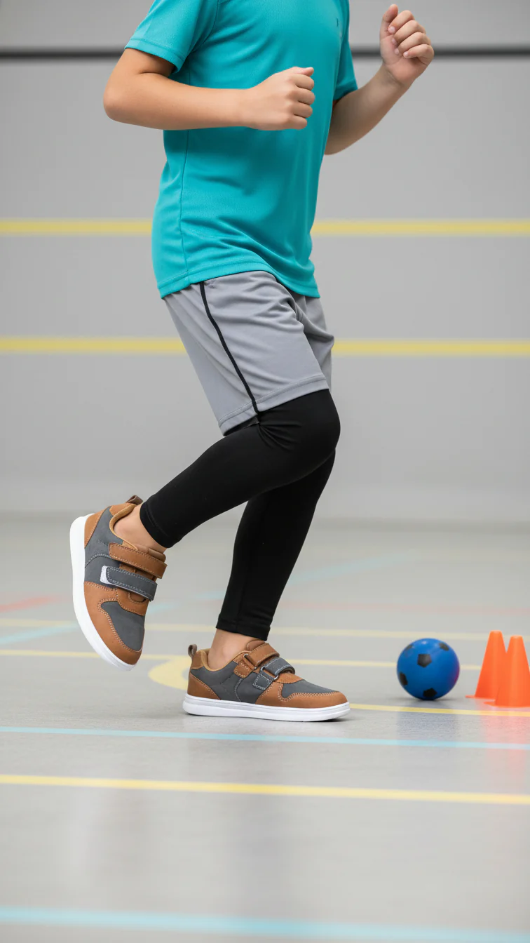 Boys Brown Casual Jogger KD8163