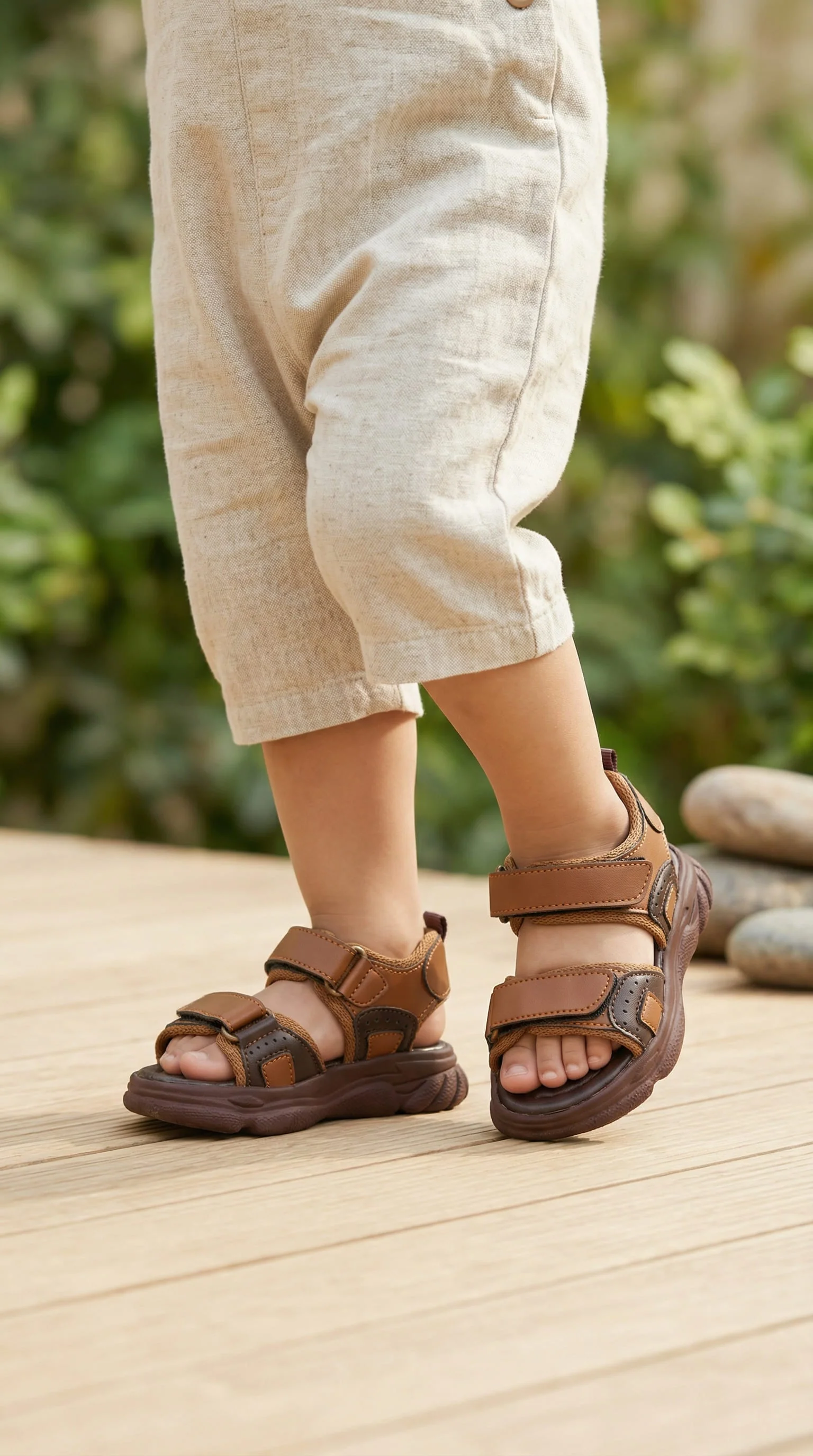 Boys Brown Casual Sandal KD2649 - Image 2