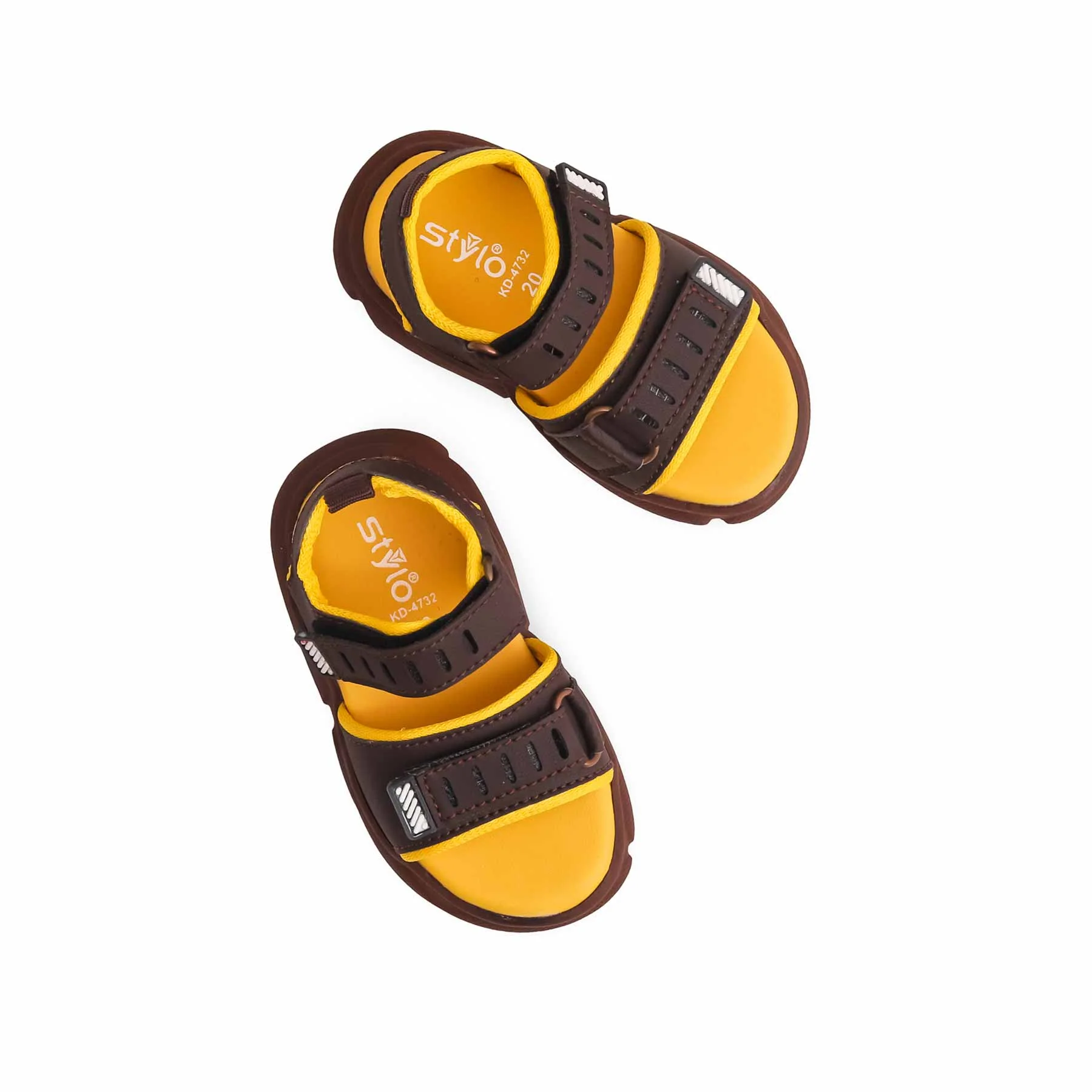 Boys Brown Casual Sandal KD4732 - Image 4