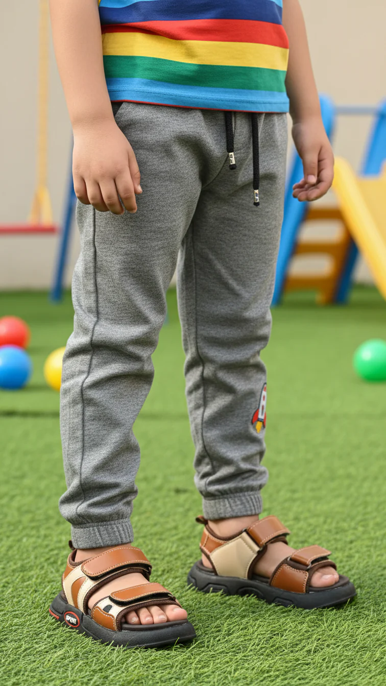 Boys Brown Casual Sandal KD4761
