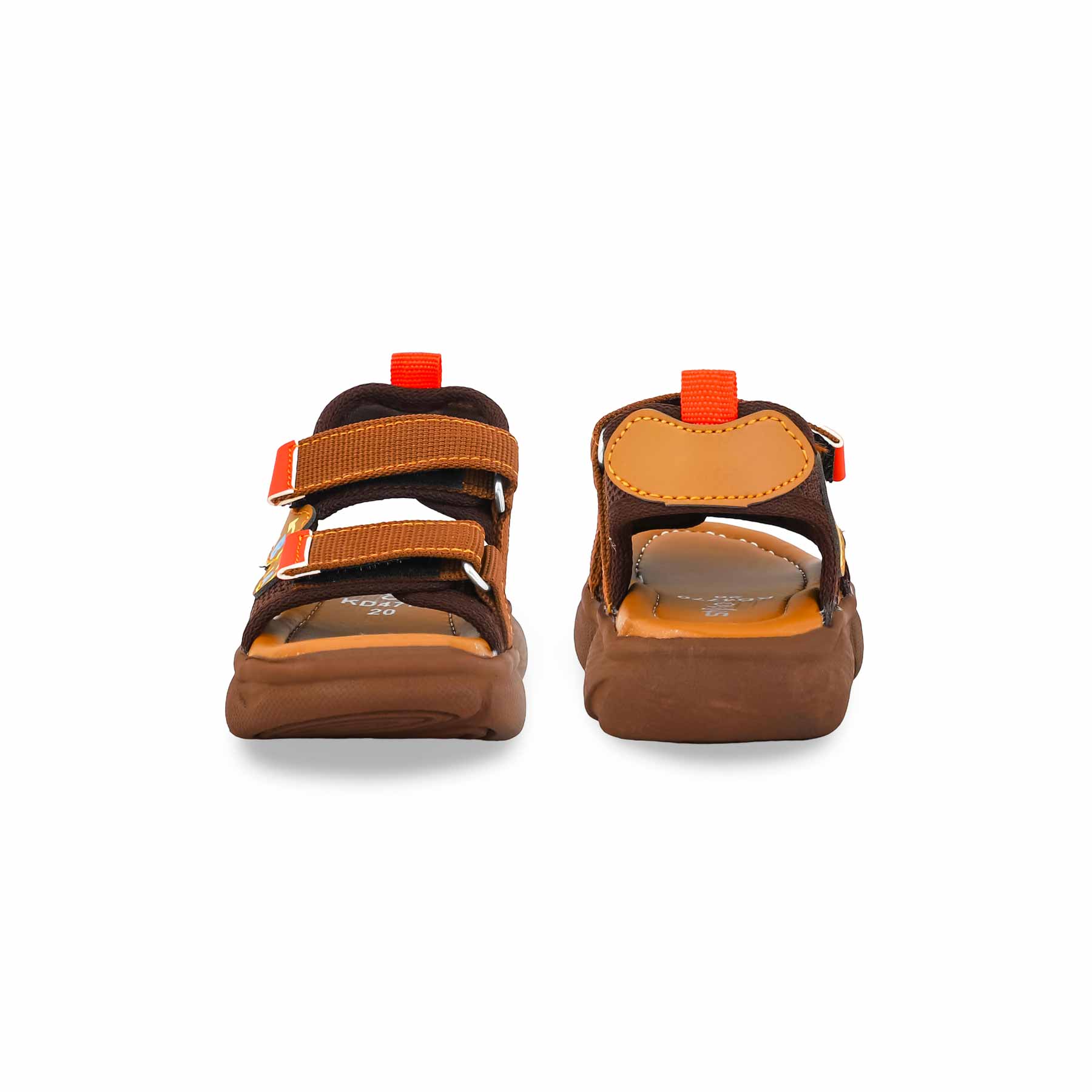 Boys Brown Casual Sandal KD4770 - Image 4