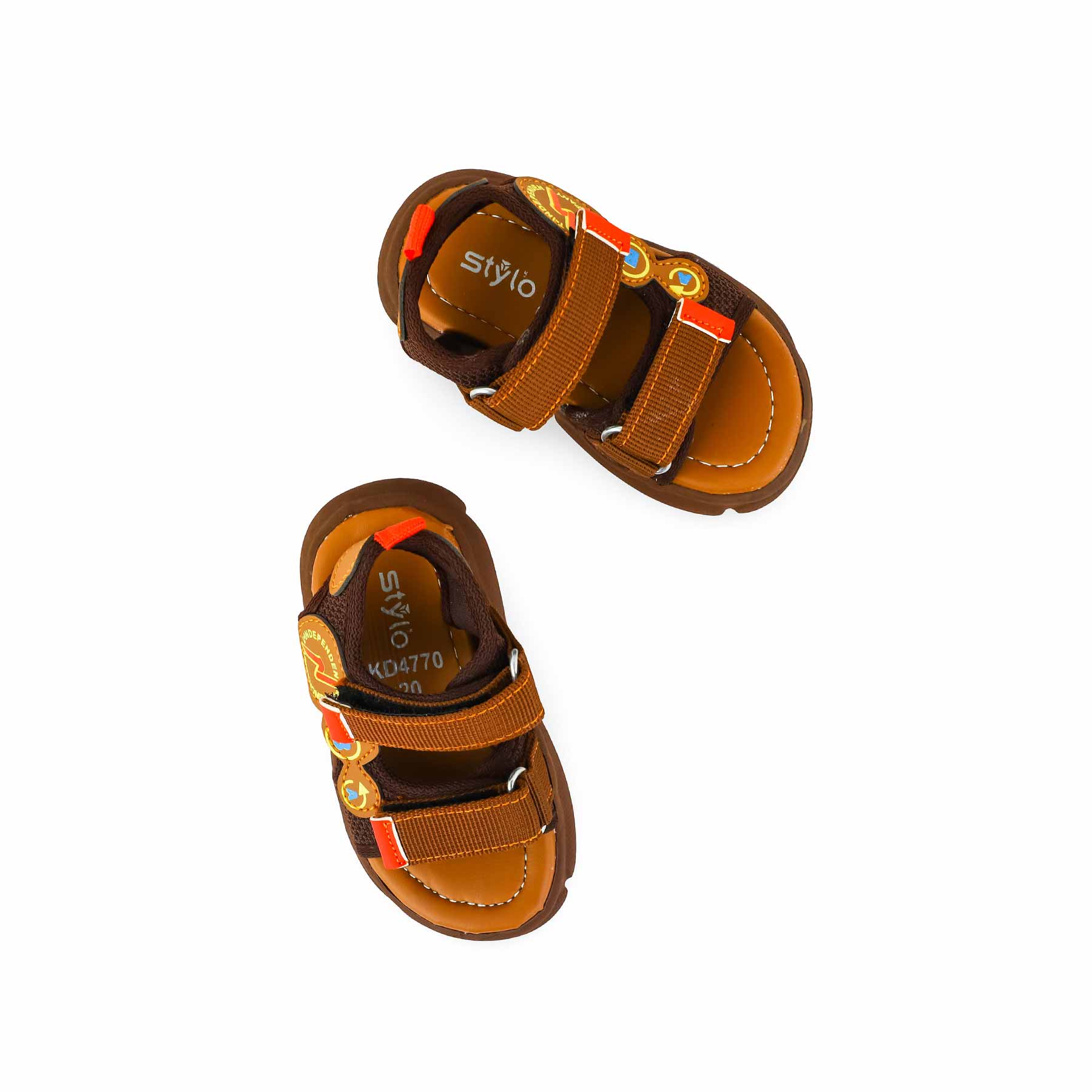 Boys Brown Casual Sandal KD4770 - Image 5