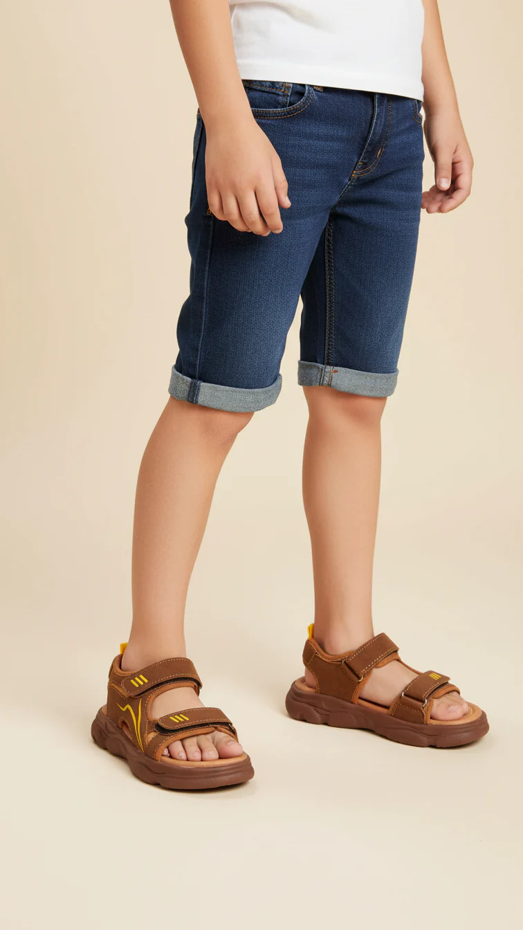 Boys Brown Casual Sandal KD4943