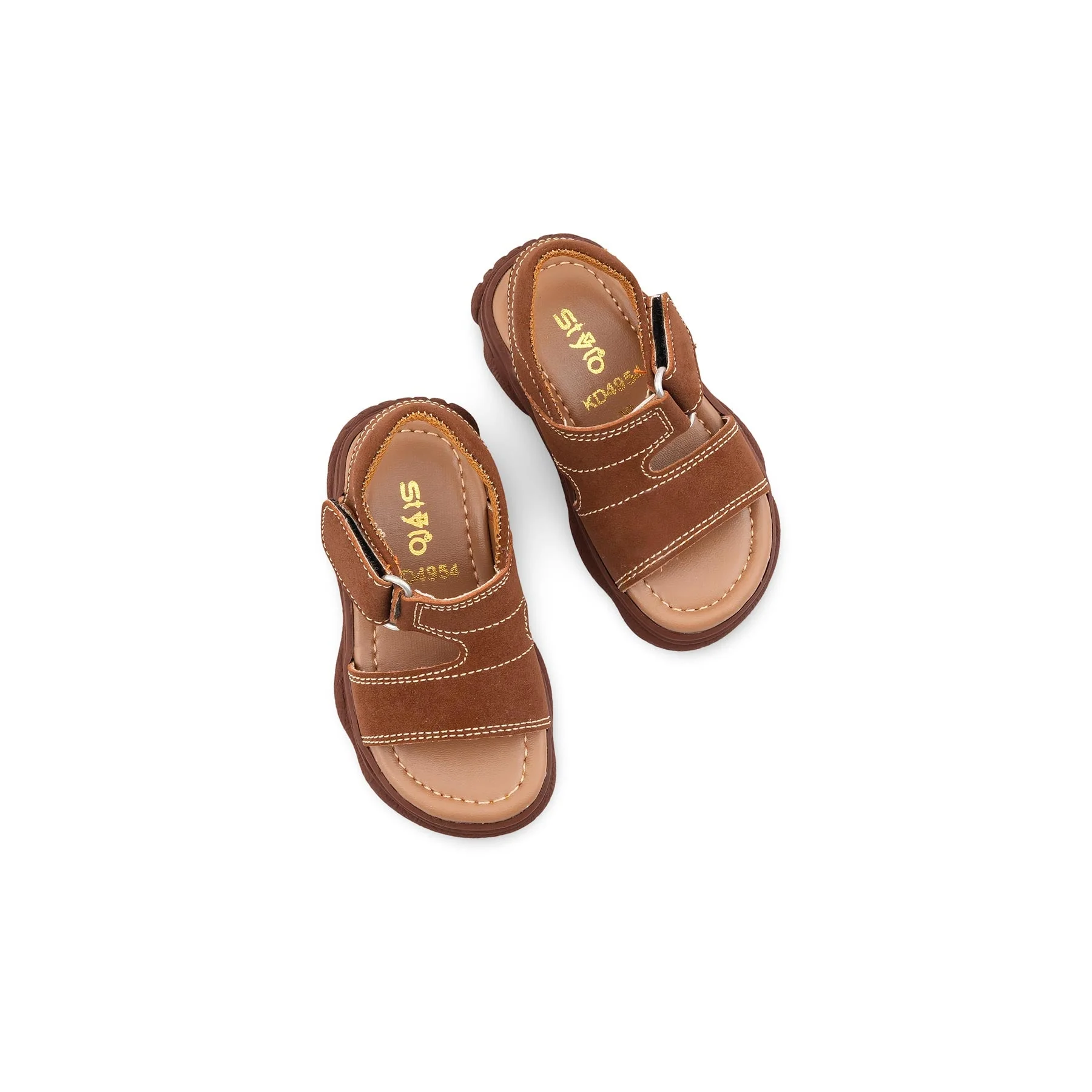 Boys Brown Casual Sandal KD4954 - Image 5