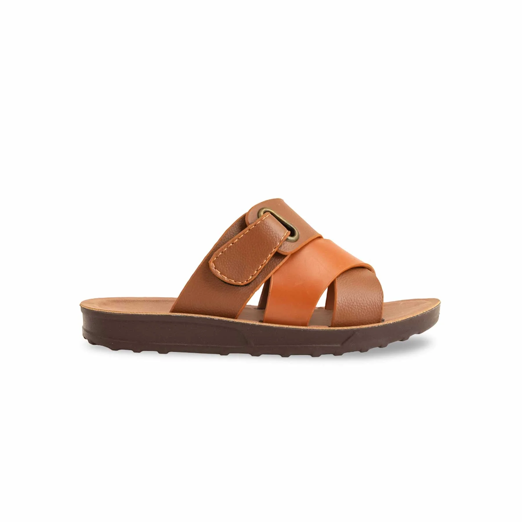 Boys Brown Casual Slipper KD4709 - Image 2