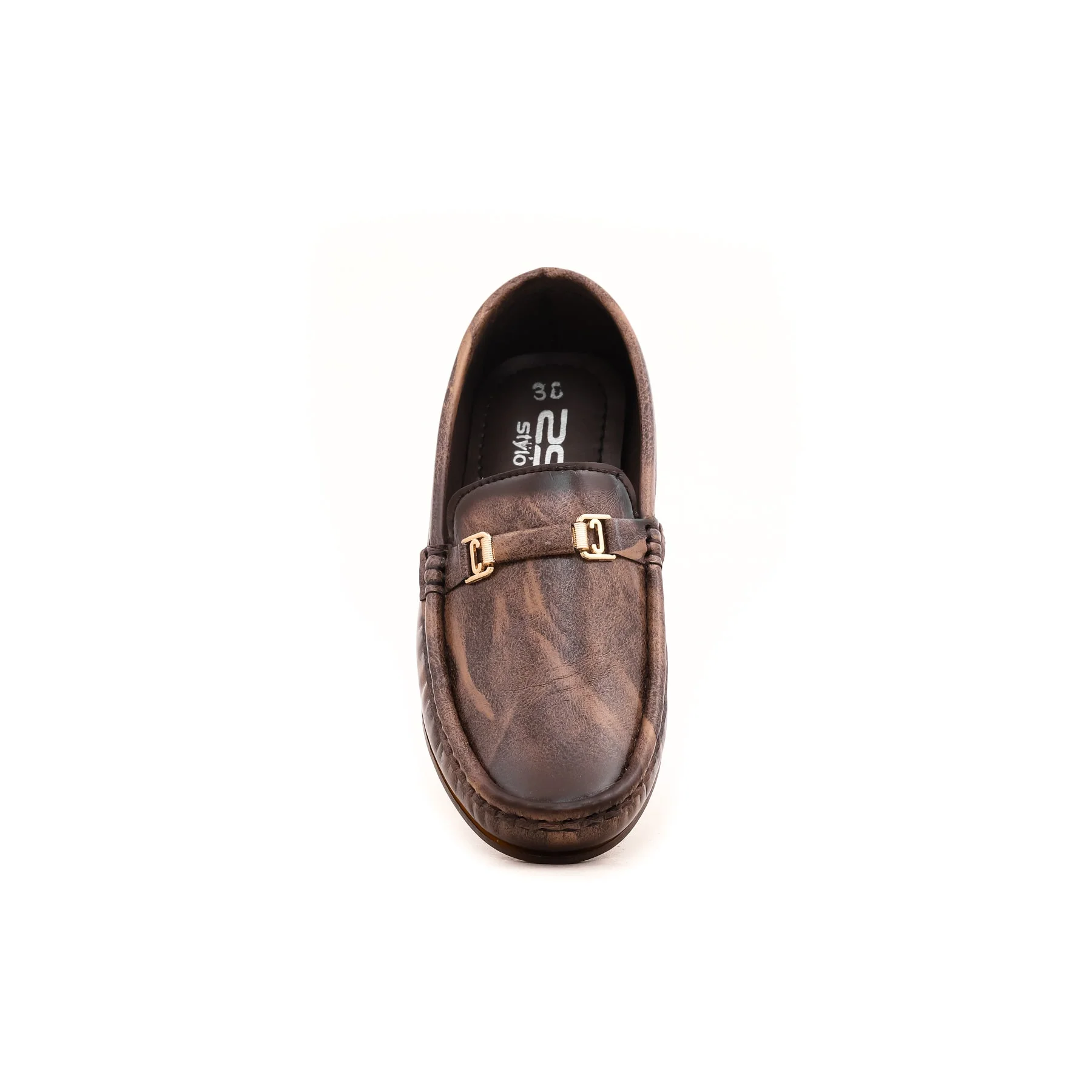 Boys Brown Formal Moccasin KD0436 - Image 3