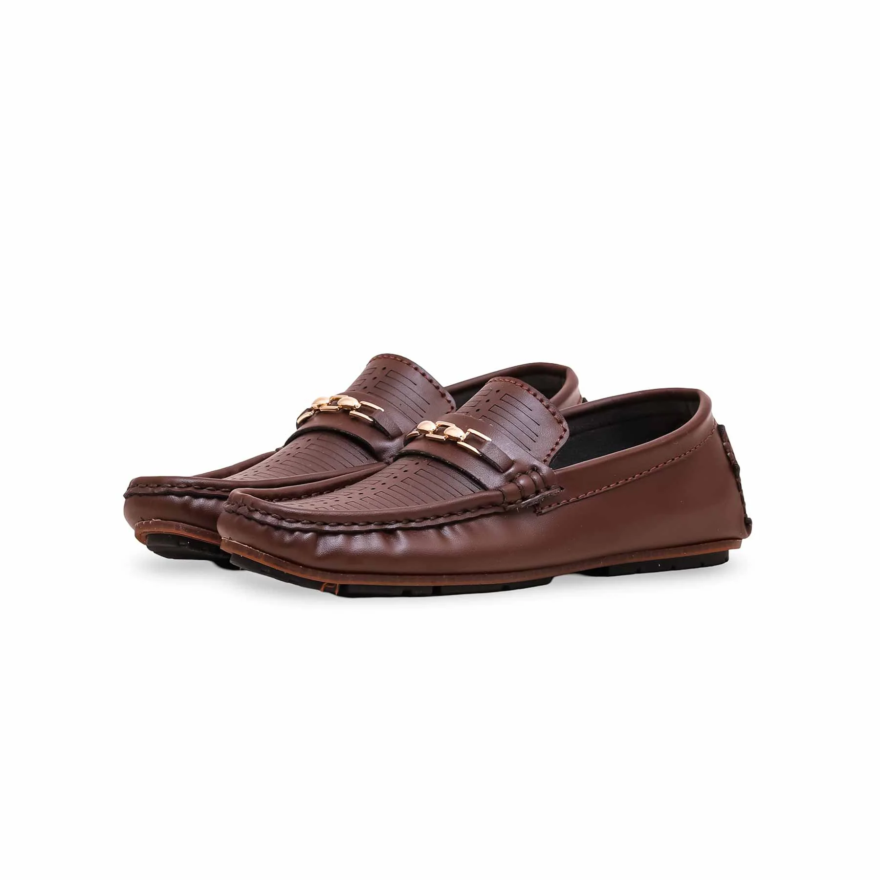 Boys Brown Formal Moccasin KD0826 - Image 3