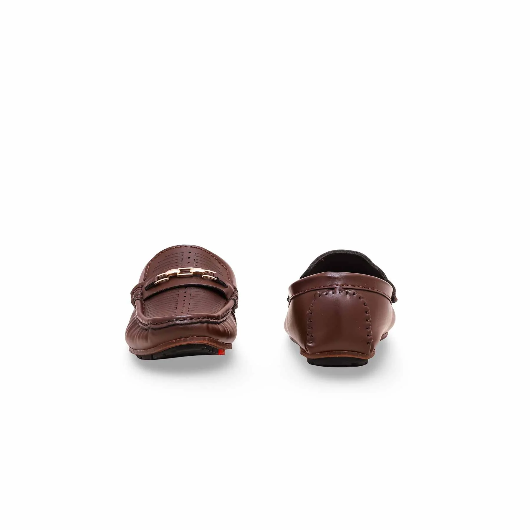 Boys Brown Formal Moccasin KD0826 - Image 4