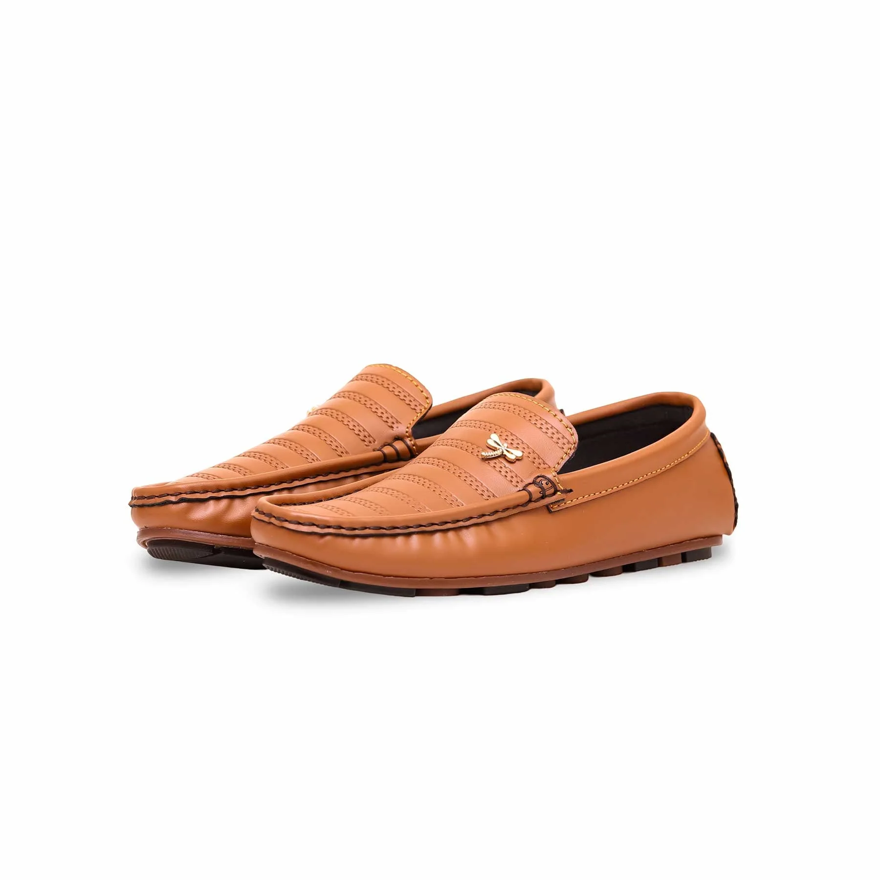 Boys Brown Formal Moccasin KD0832 - Image 2